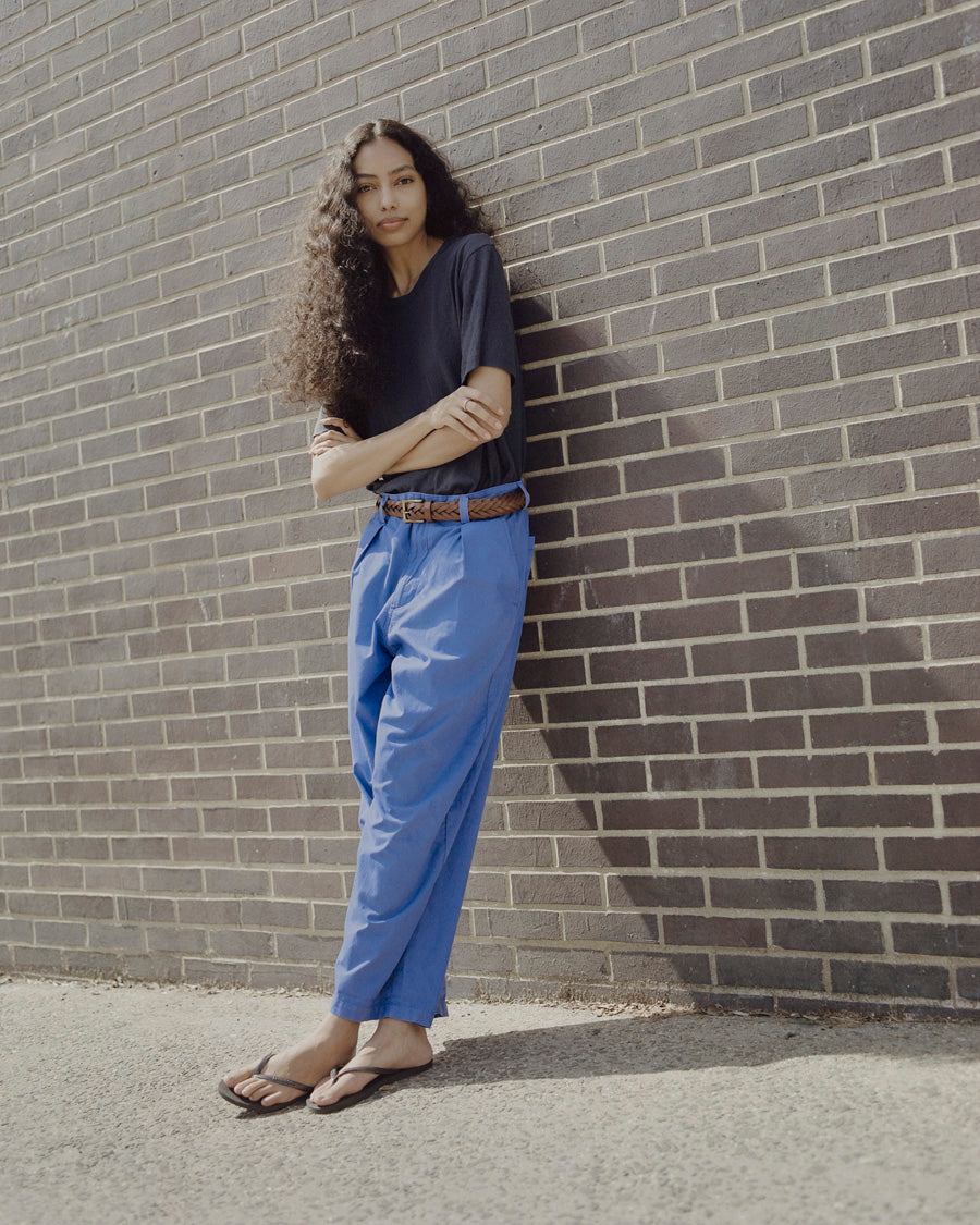 Poplin Field Pant, Organic Poplin, Cornflower