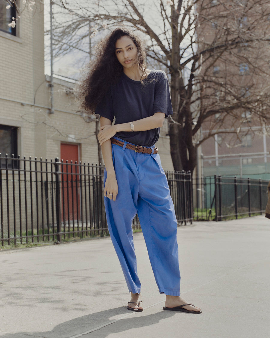Poplin Field Pant, Organic Poplin, Cornflower