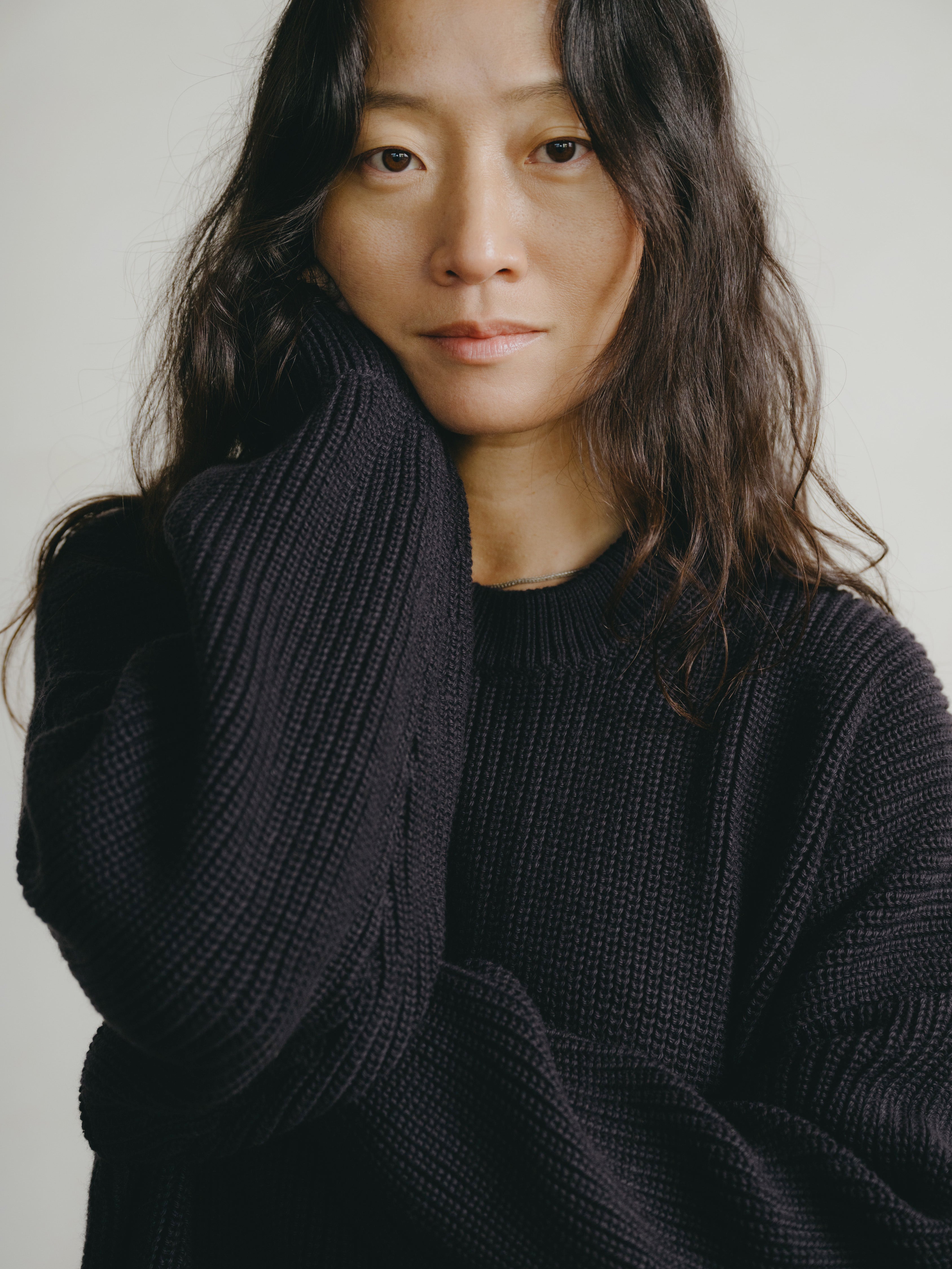 Chleo Crew, Organic Cotton, Navy