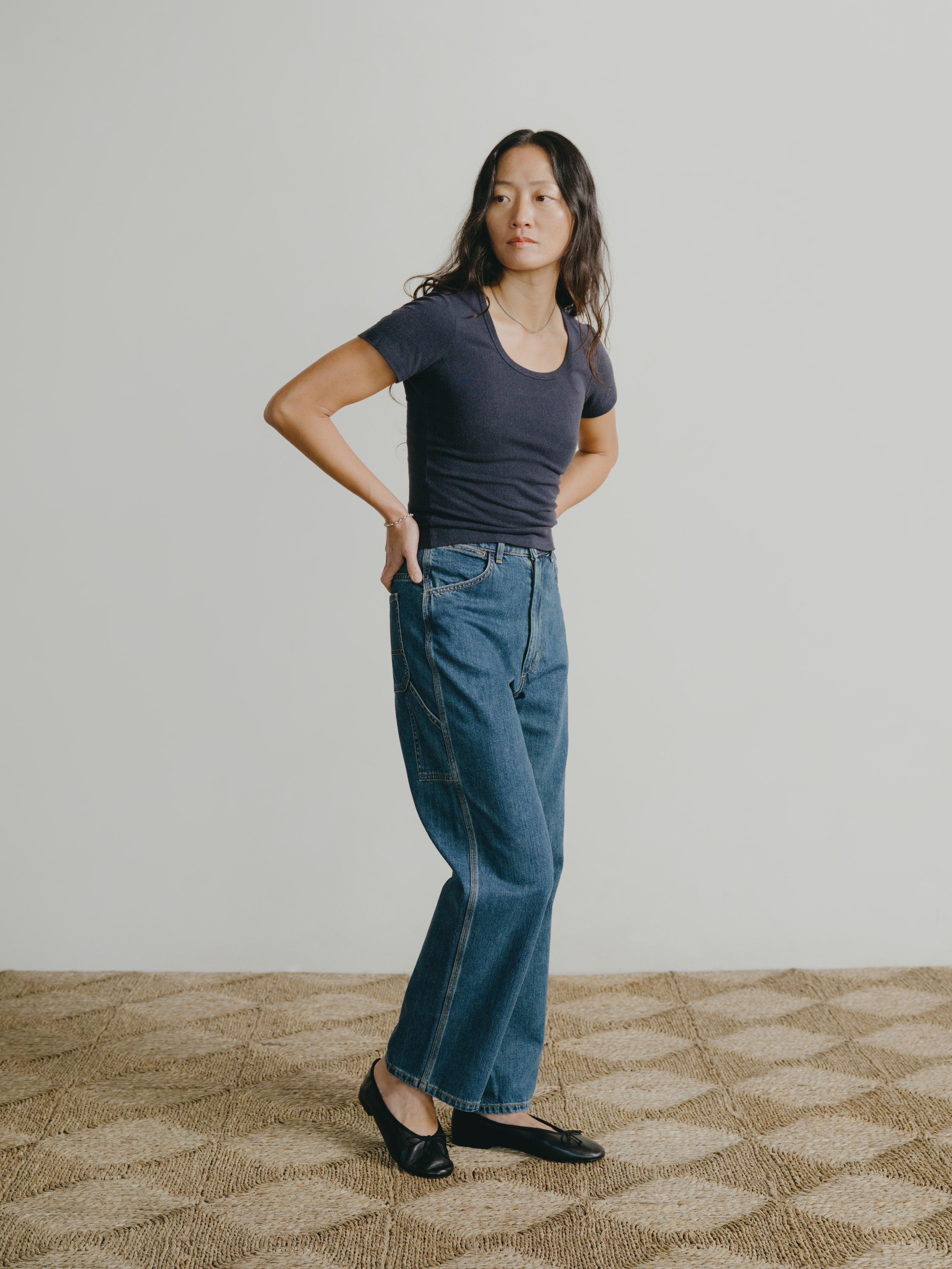 Carmen Jean, Tencel Denim, Vintage Dark