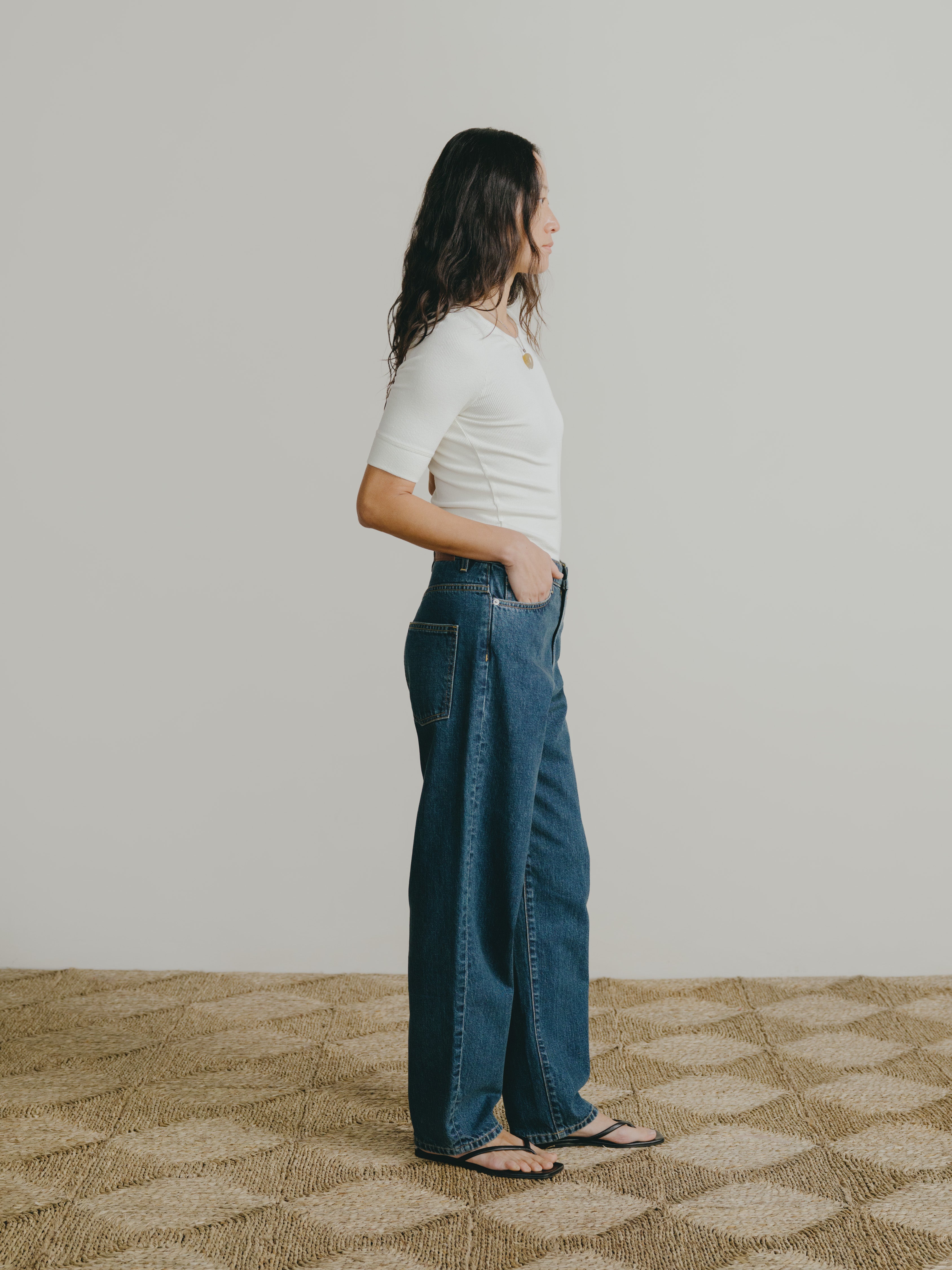 Una Jean, Tencel Denim, Vintage Dark