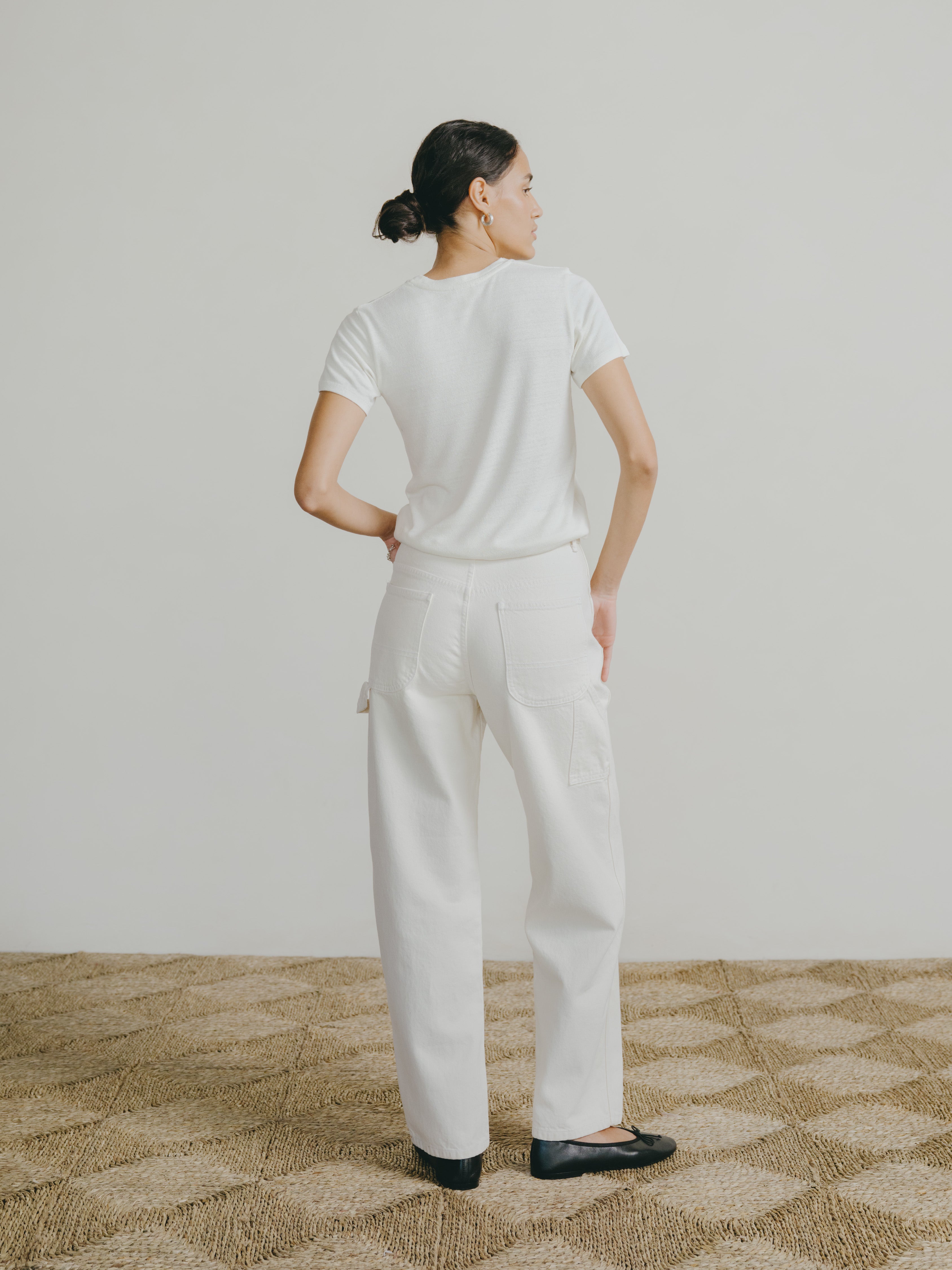 Carmen Jean, Recycled Denim, Putty