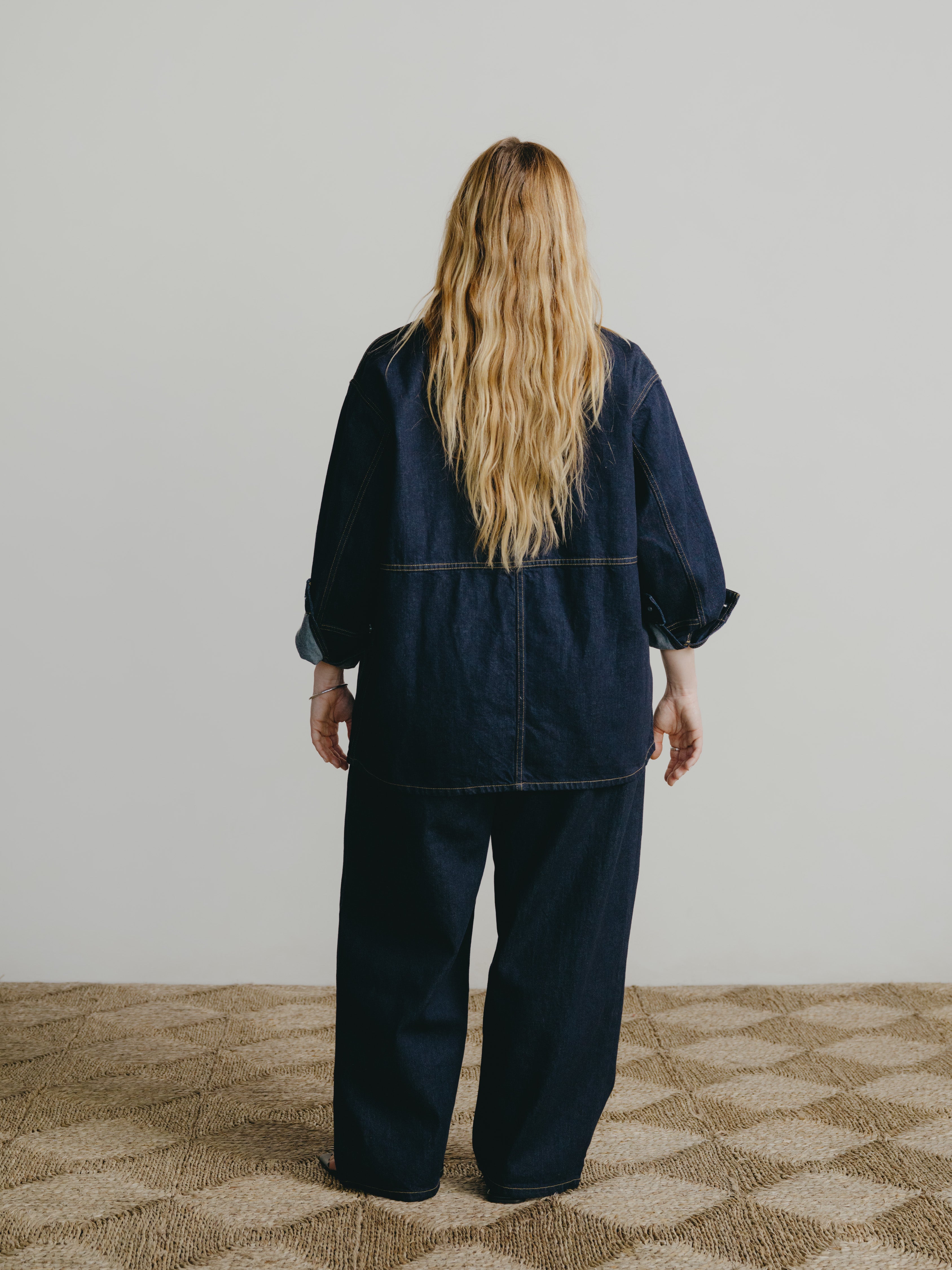Loretta Jacket, Tencel Denim, Rinse