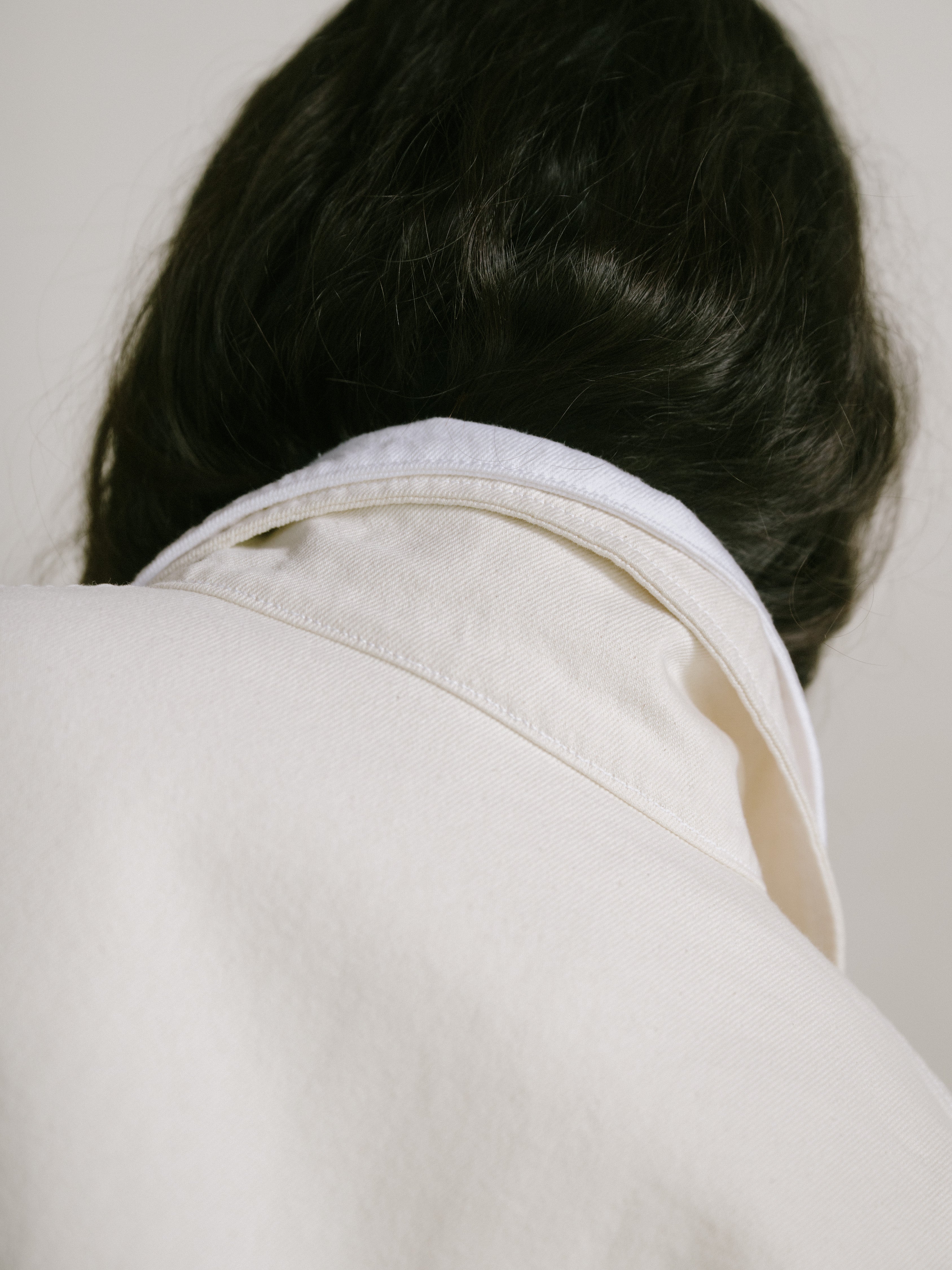 Loretta Jacket, Recycled Denim, Putty