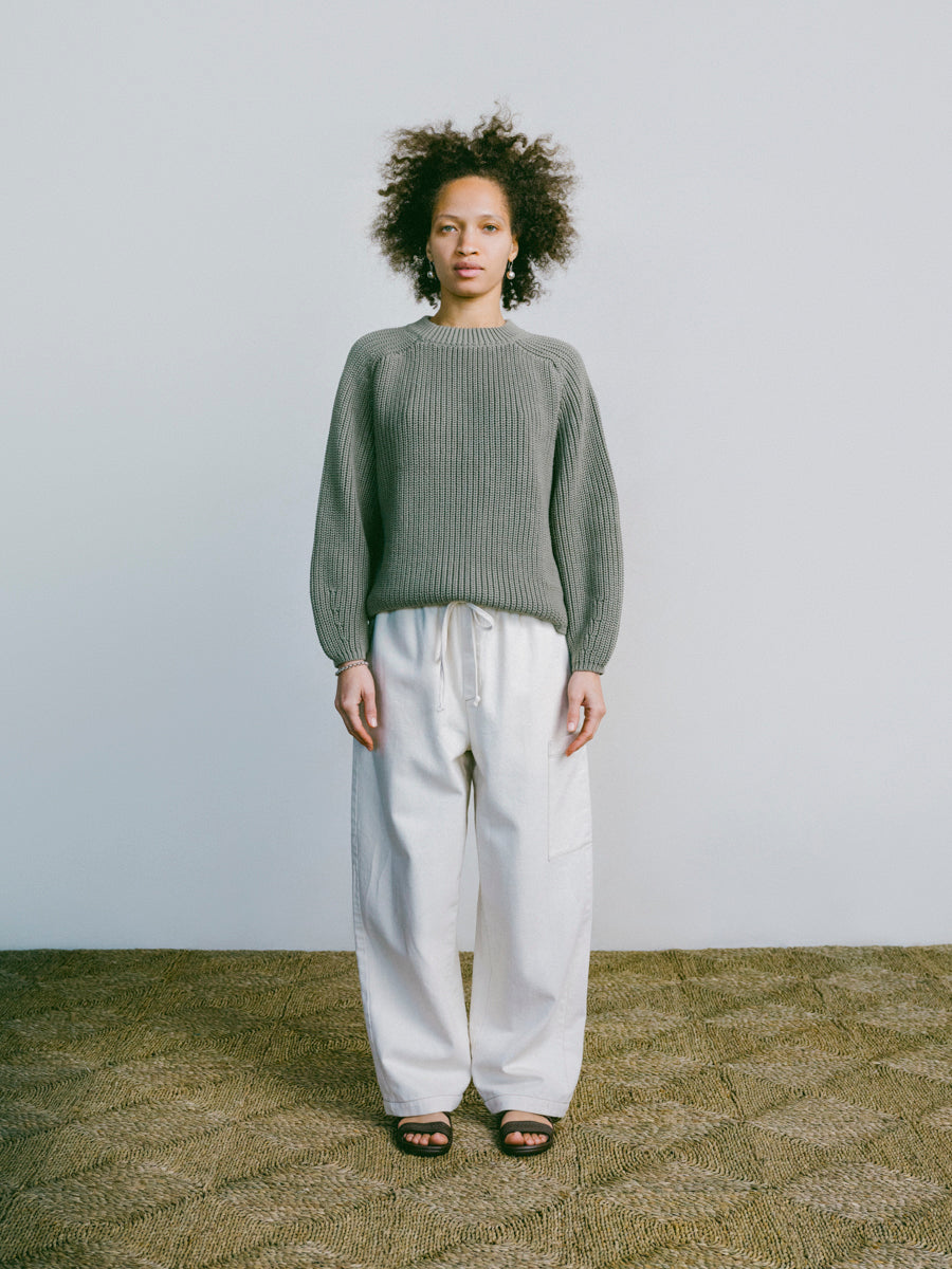 Shore Pant, Broken Twill, Putty | OZMA