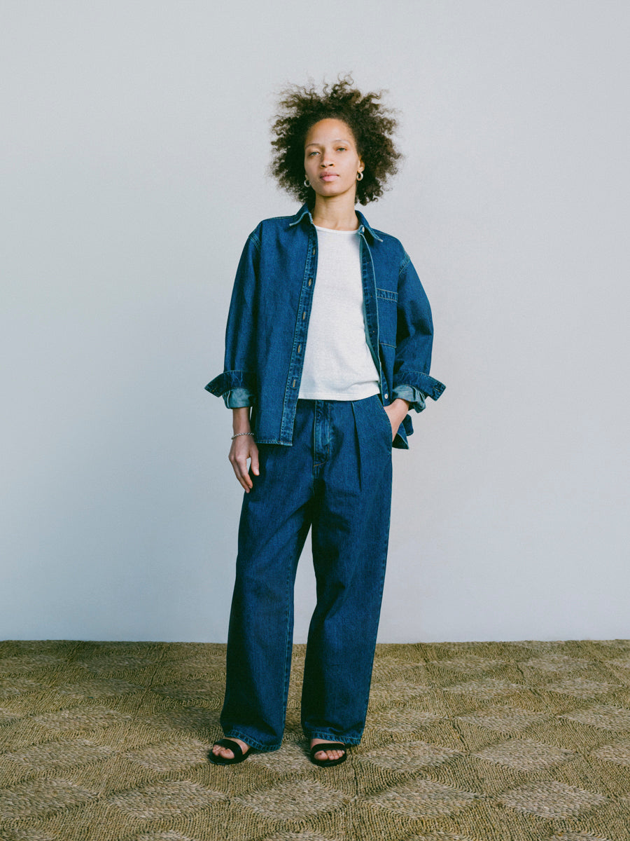 Field Pant, Tencel Denim, Vintage Dark | OZMA
