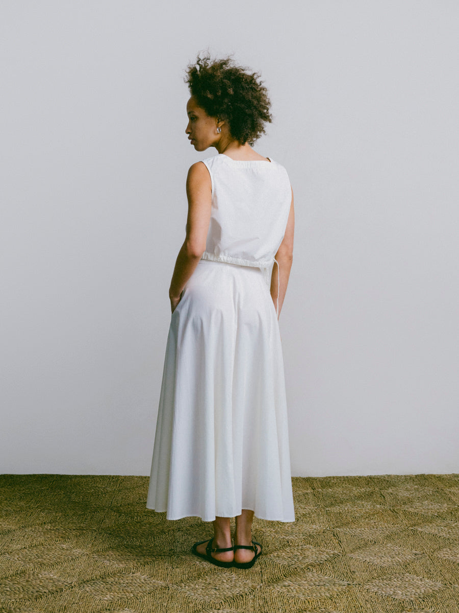 Karu Top, Organic Poplin, Natural