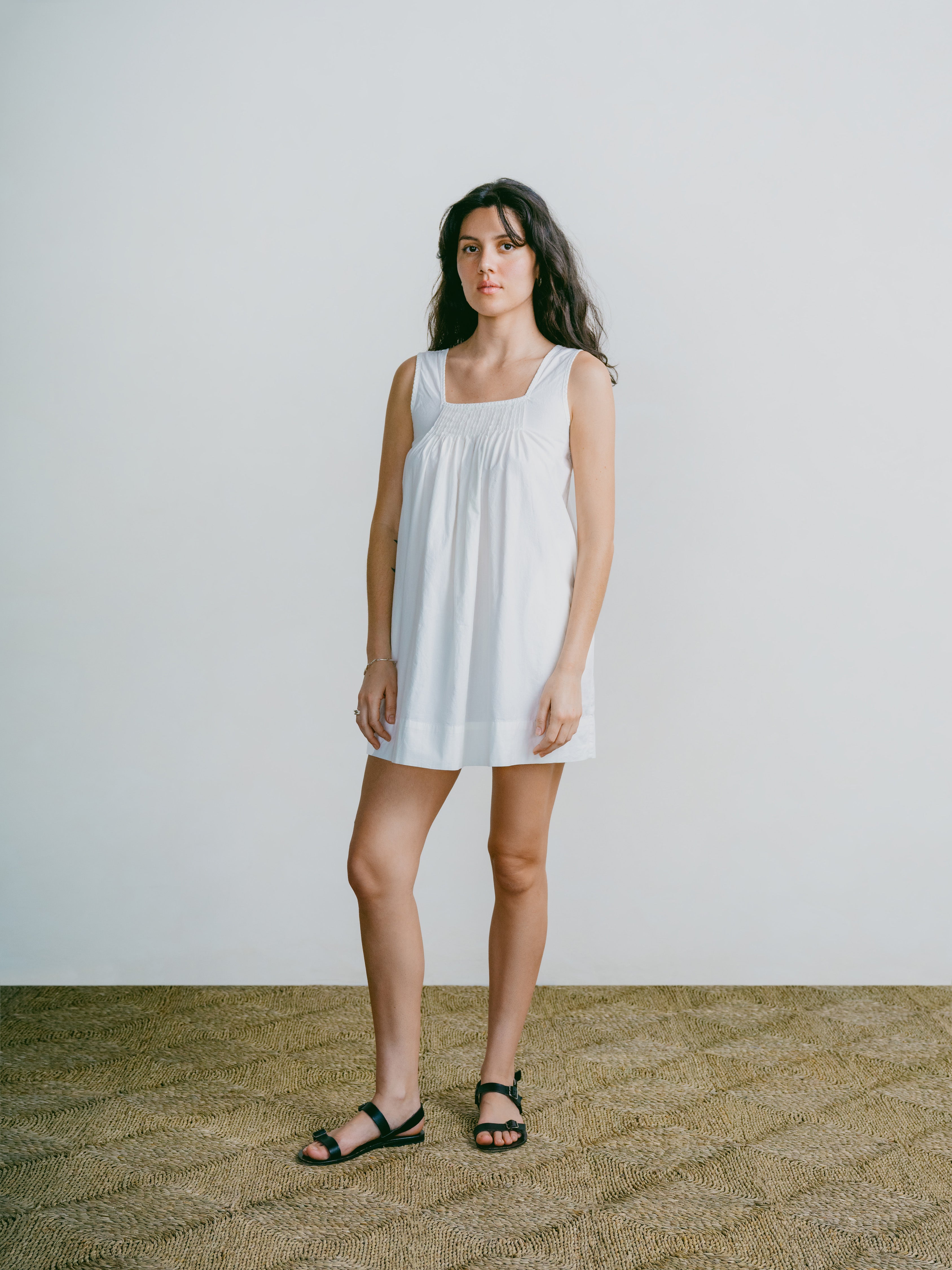 Milo Dress, Organic Batiste, Natural