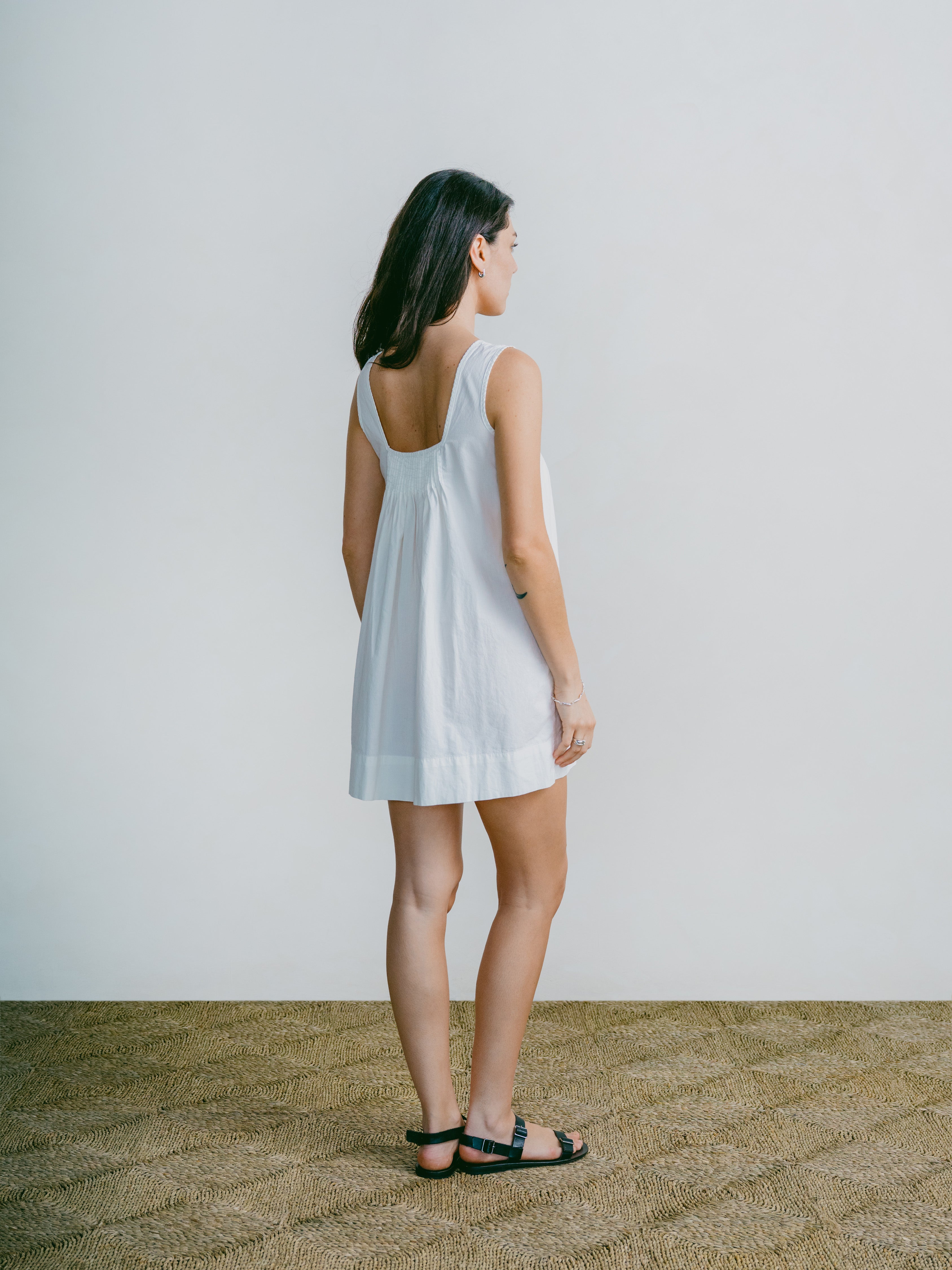 Milo Dress, Organic Batiste, Natural