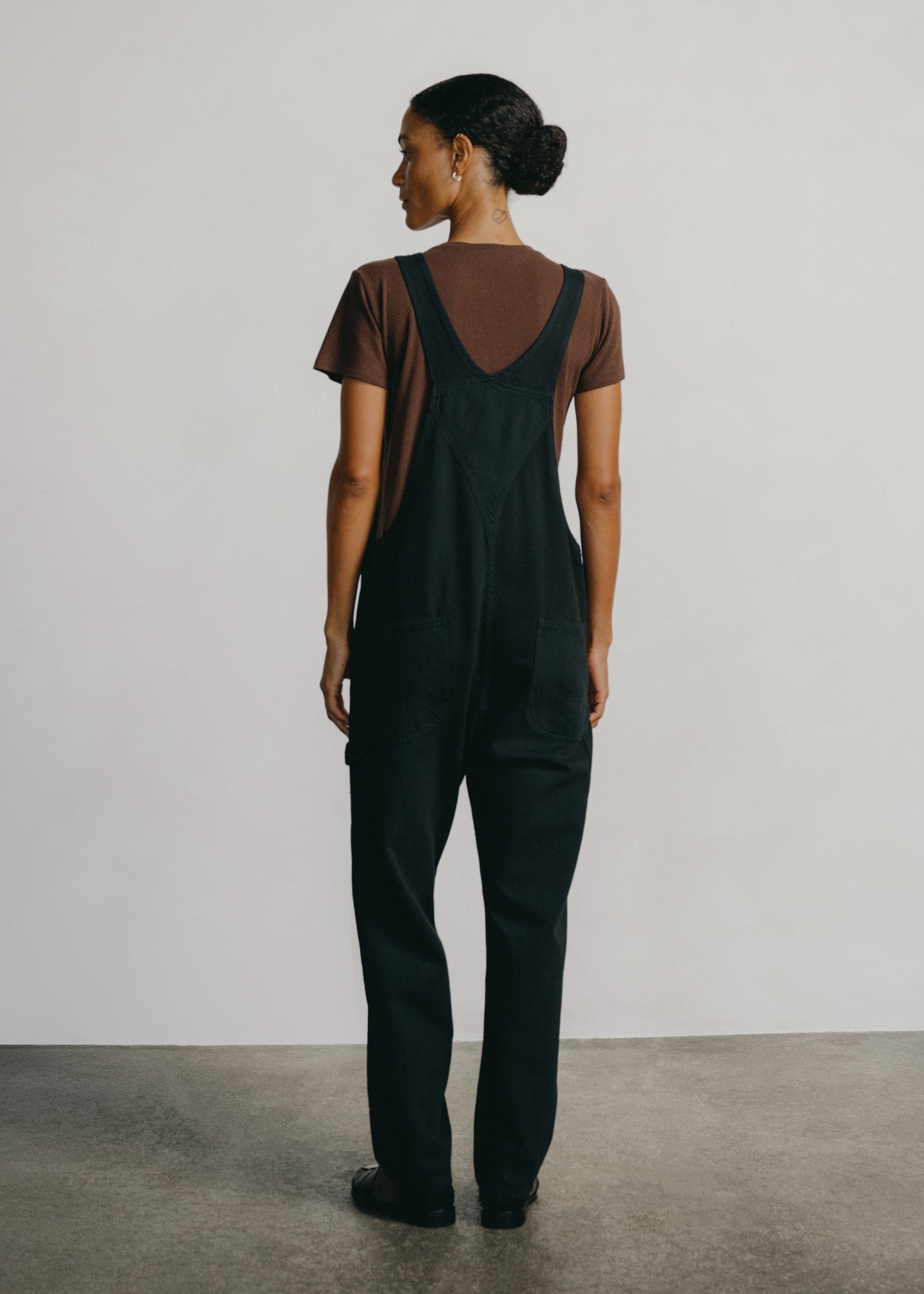 Standard Overalls, Tencel Bull Denim, Ink Black