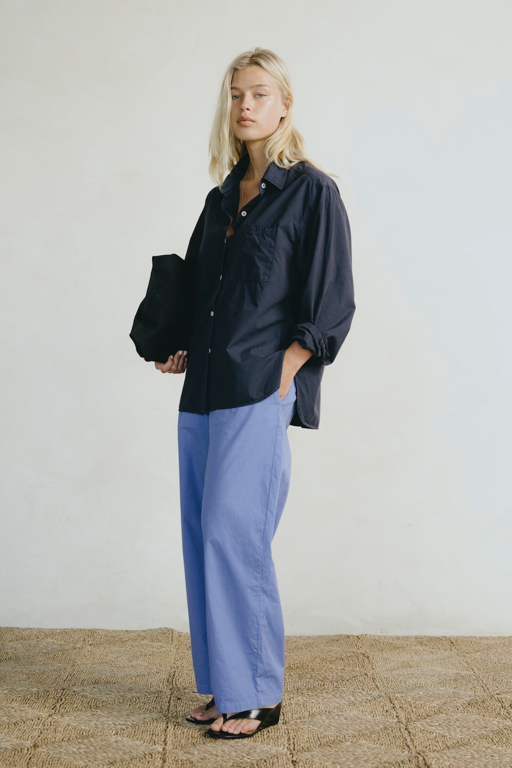 Poplin Field Pant, Organic Poplin, Cornflower