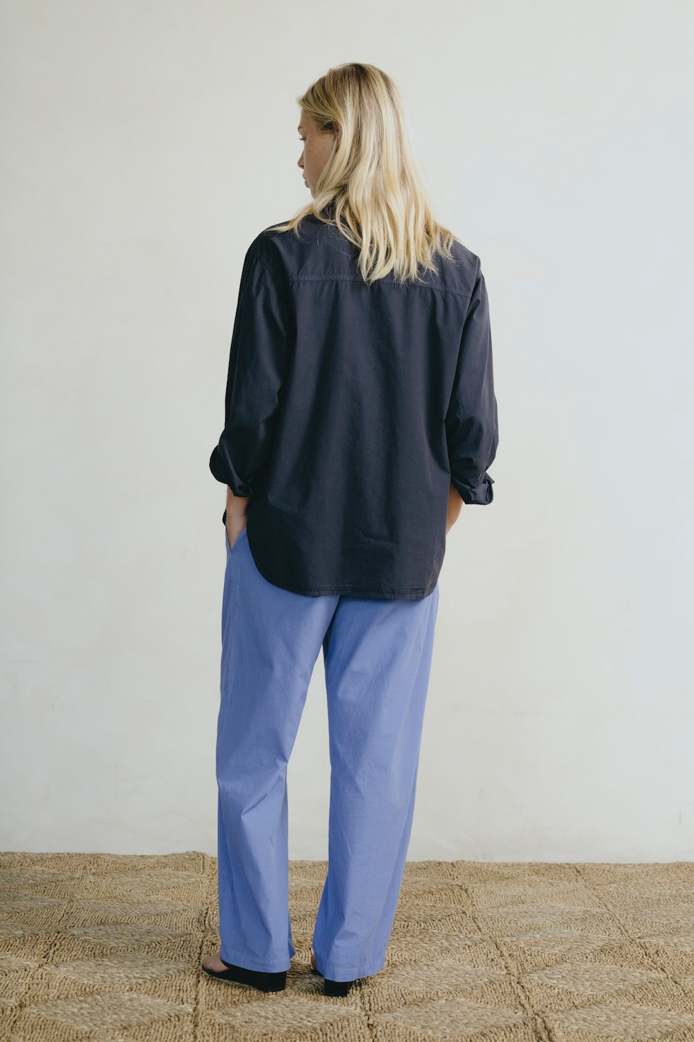 Poplin Field Pant, Organic Poplin, Cornflower