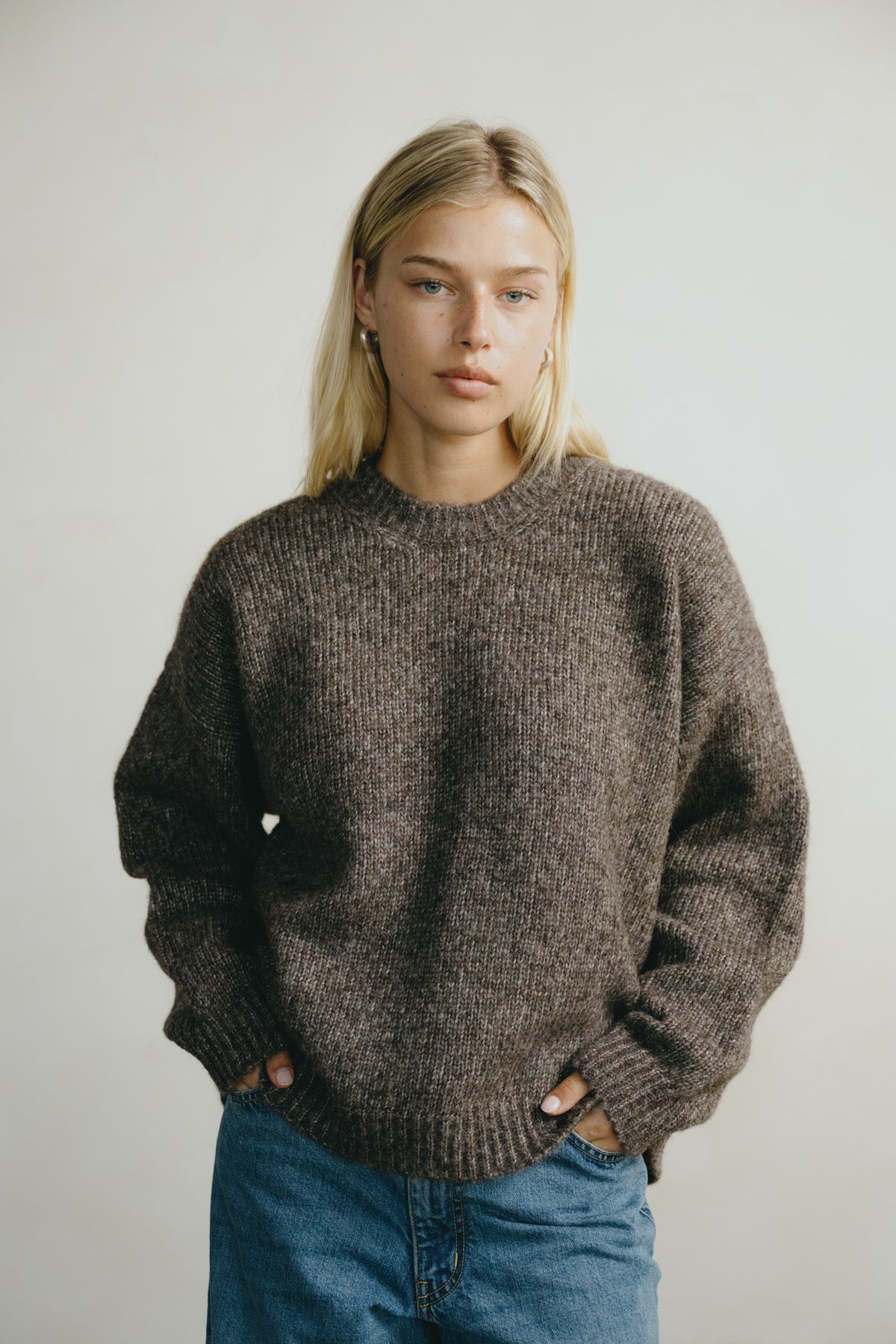 Chleo Crew, Alpaca Cotton, Root