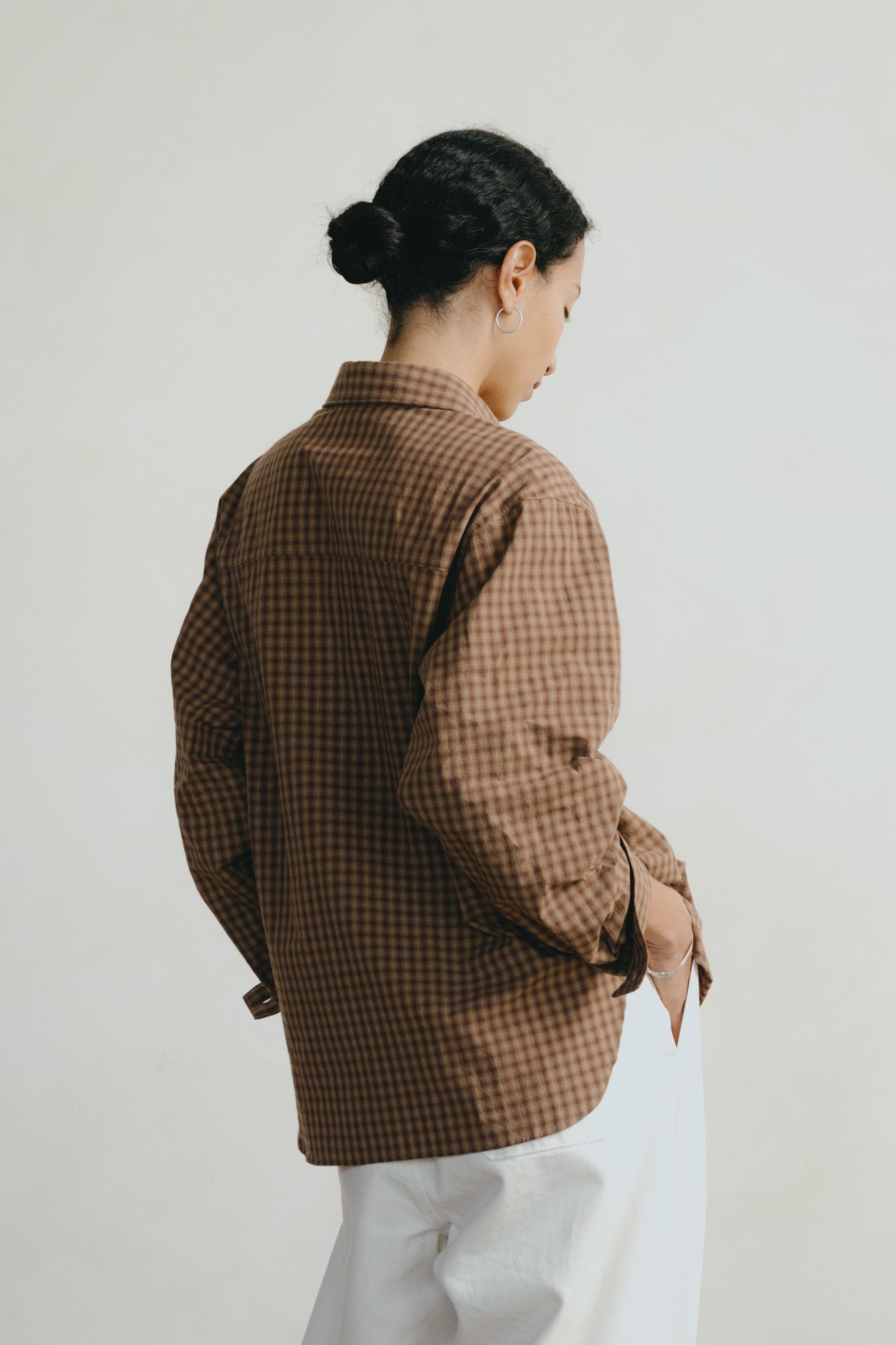 Marcie Shirt, Japanese Organic Cotton, Acid Plaid