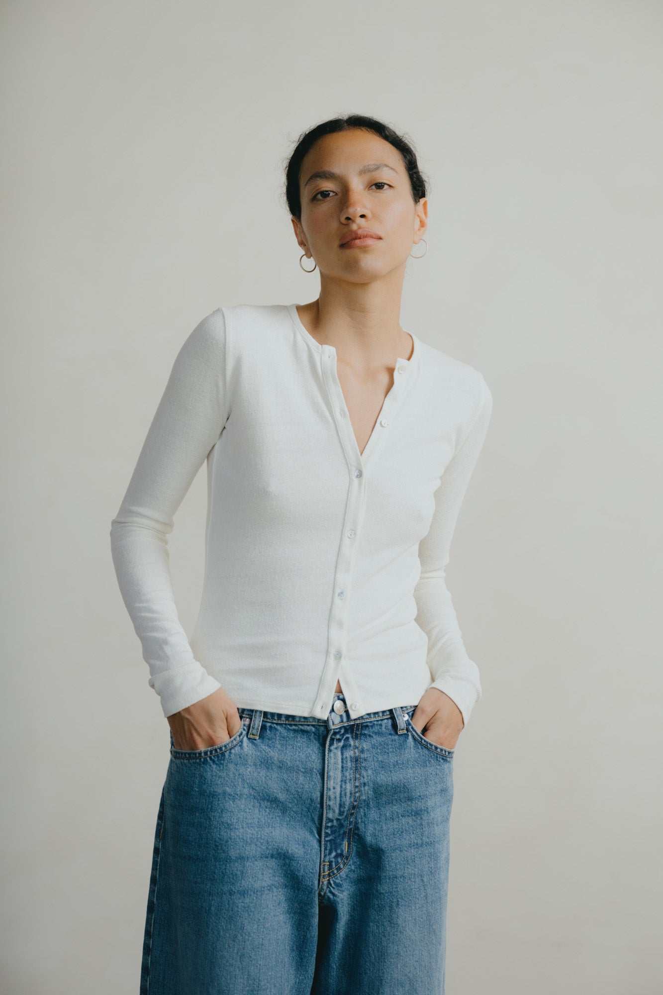 Ryan Cardi, Regen Silk Noil Jersey, Natural