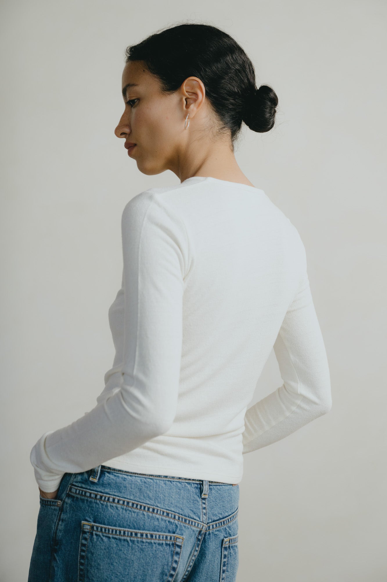 Ryan Cardi, Regen Silk Noil Jersey, Natural