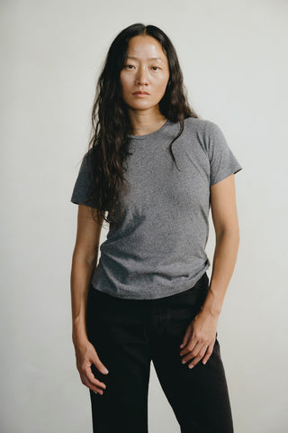 Classic Fit Silk Noil Tee | OZMA