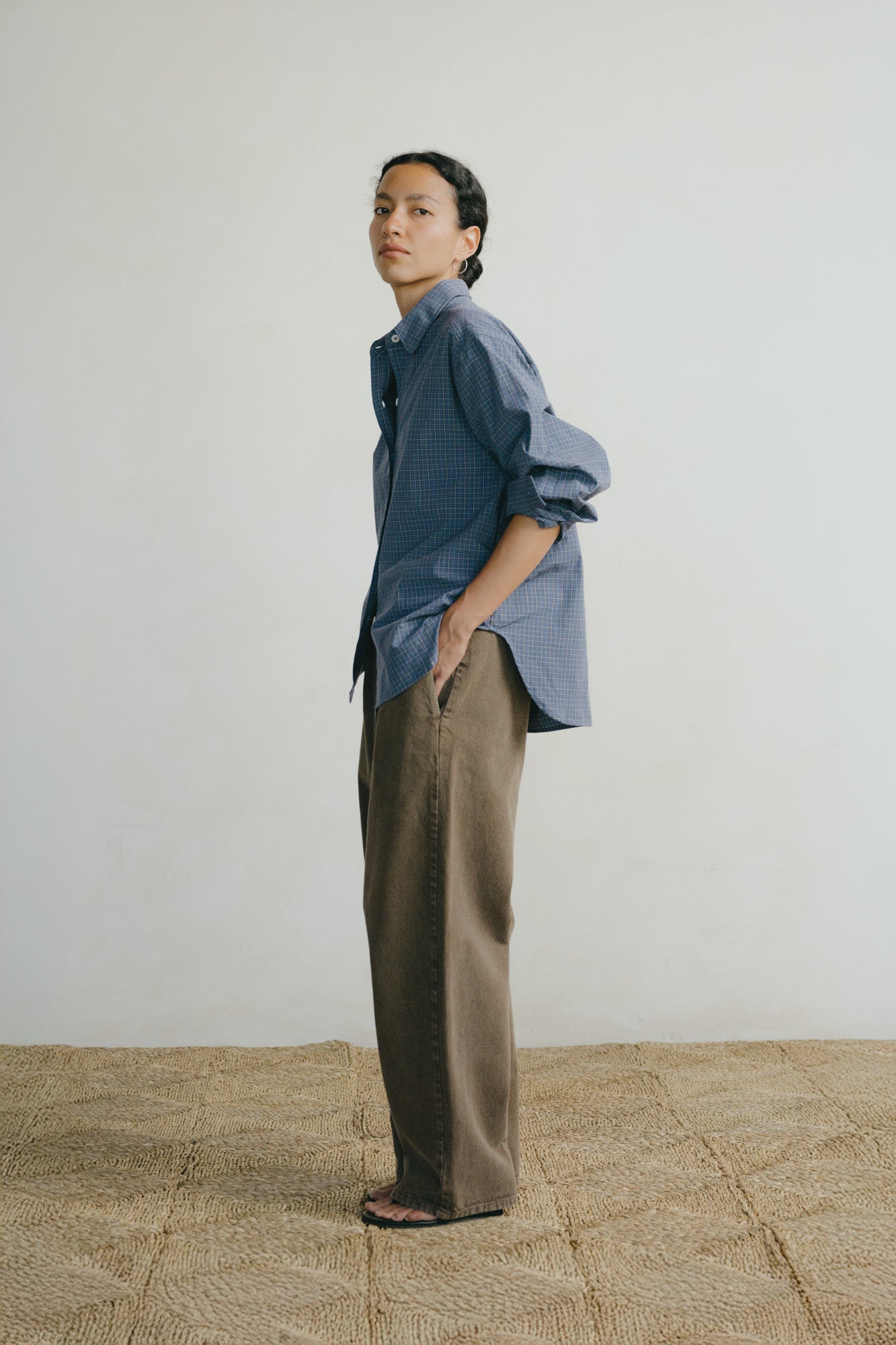 Field Pant, Recycled Denim, Vintage Brown
