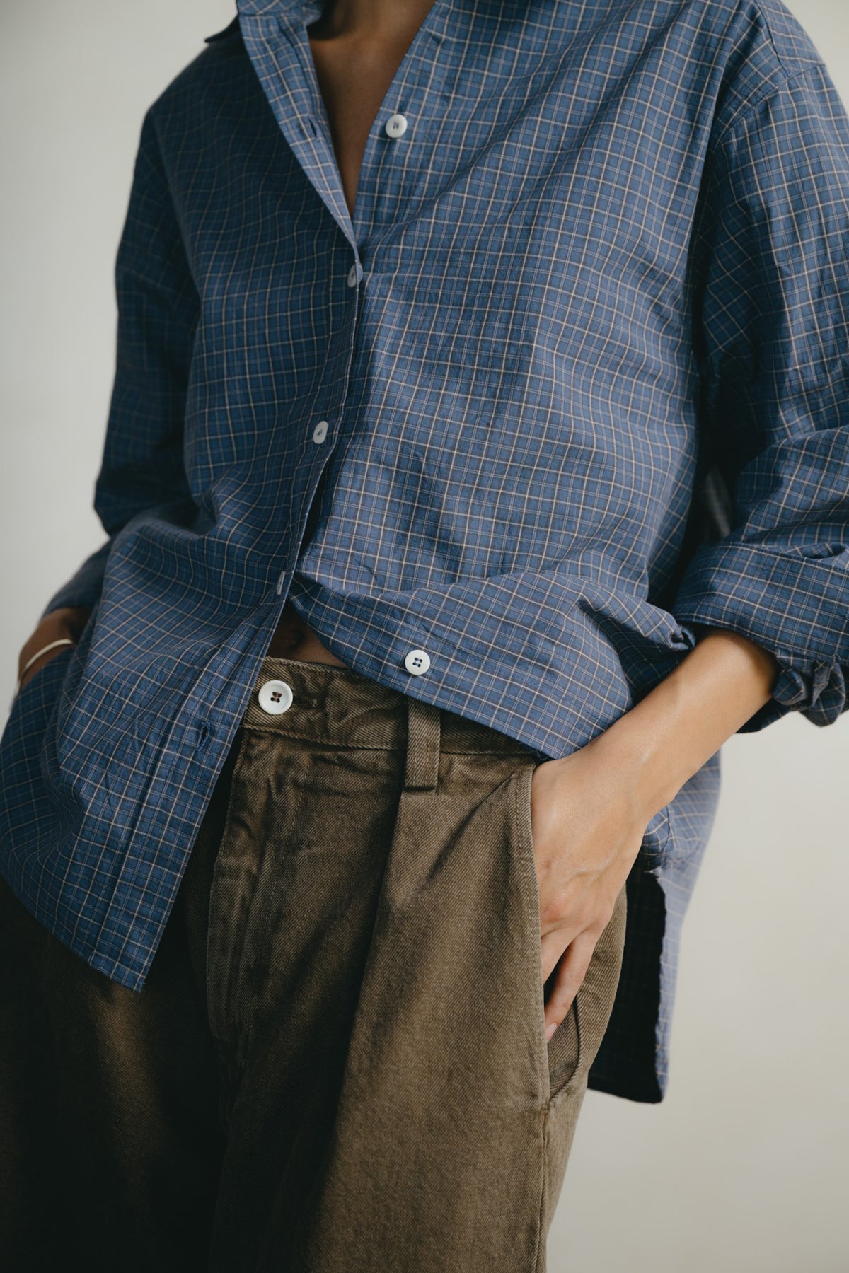 Field Pant, Recycled Denim, Vintage Brown