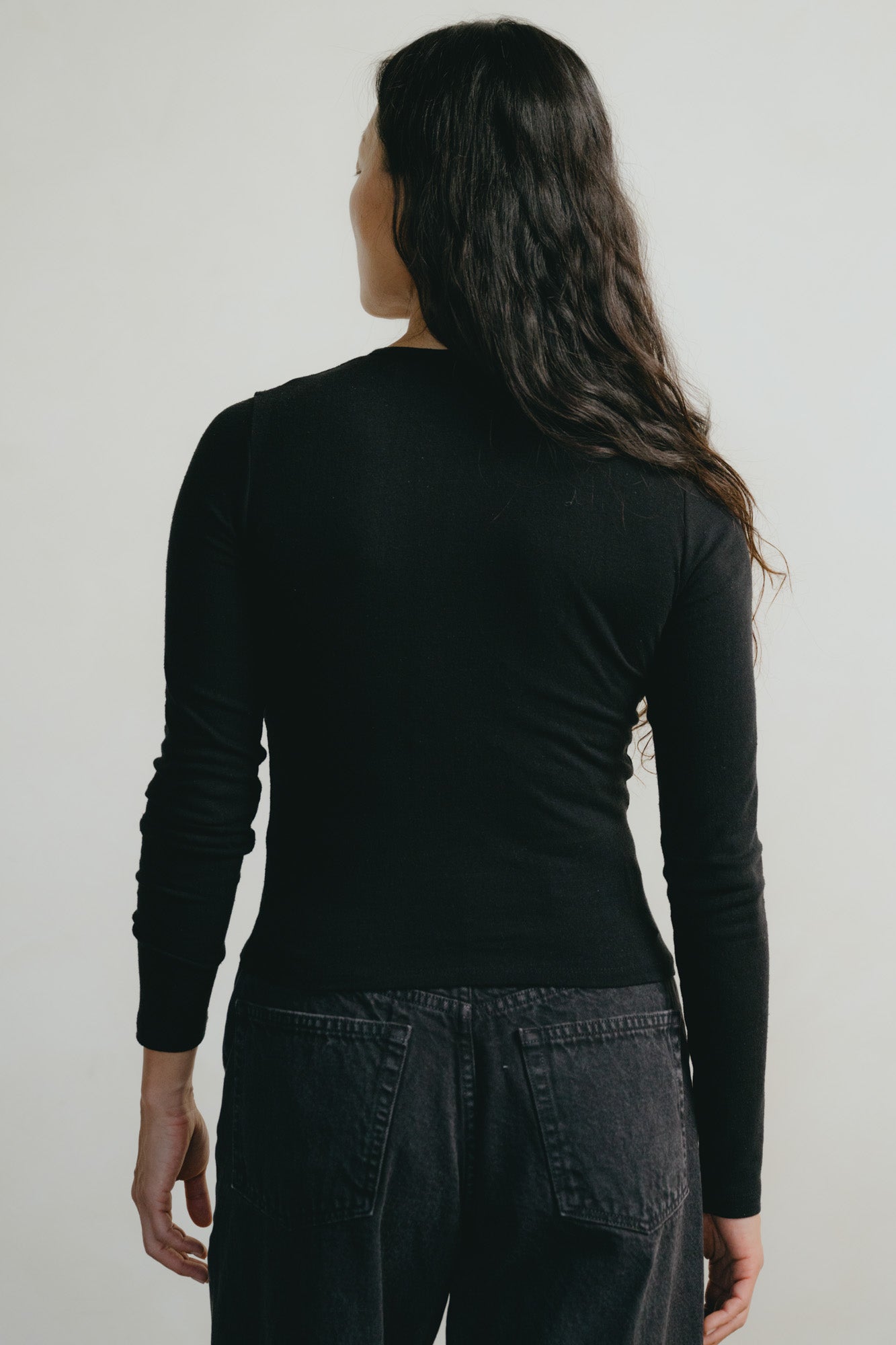 Ryan Cardi, Regen Silk Noil Jersey, Black