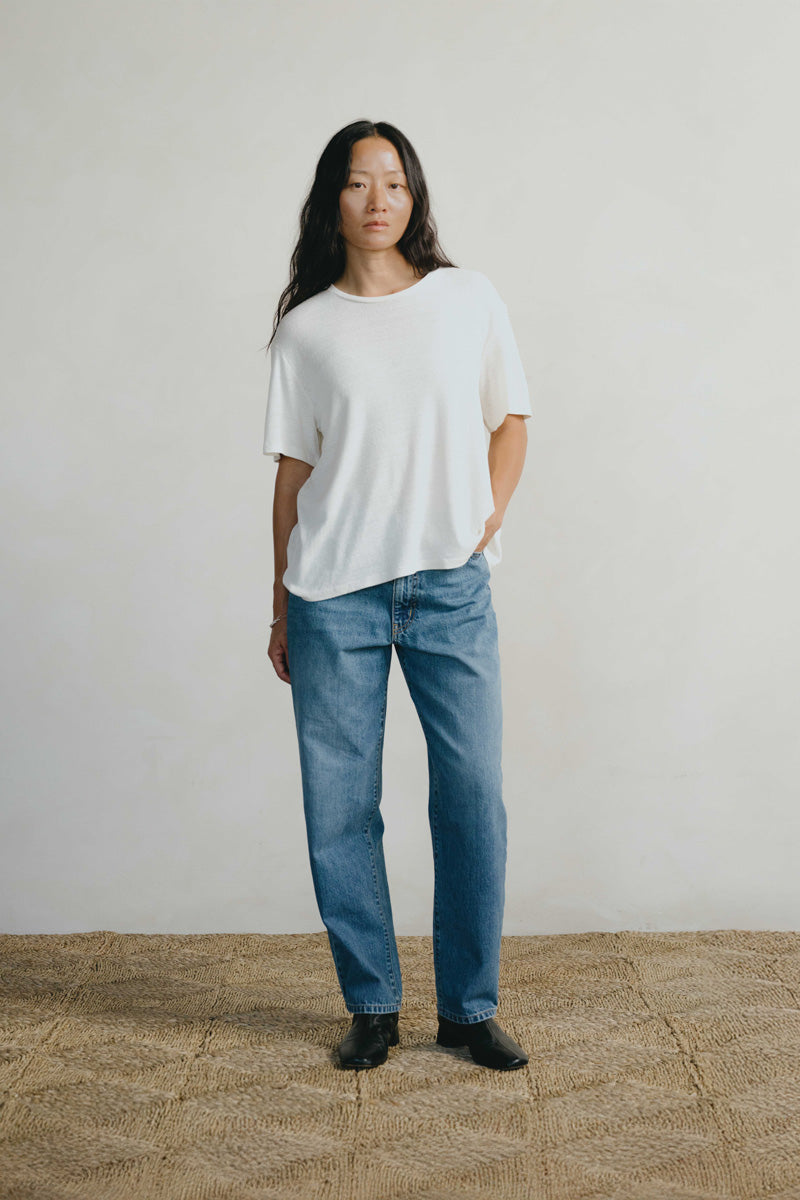 Una Jean, Tencel Denim, Worn