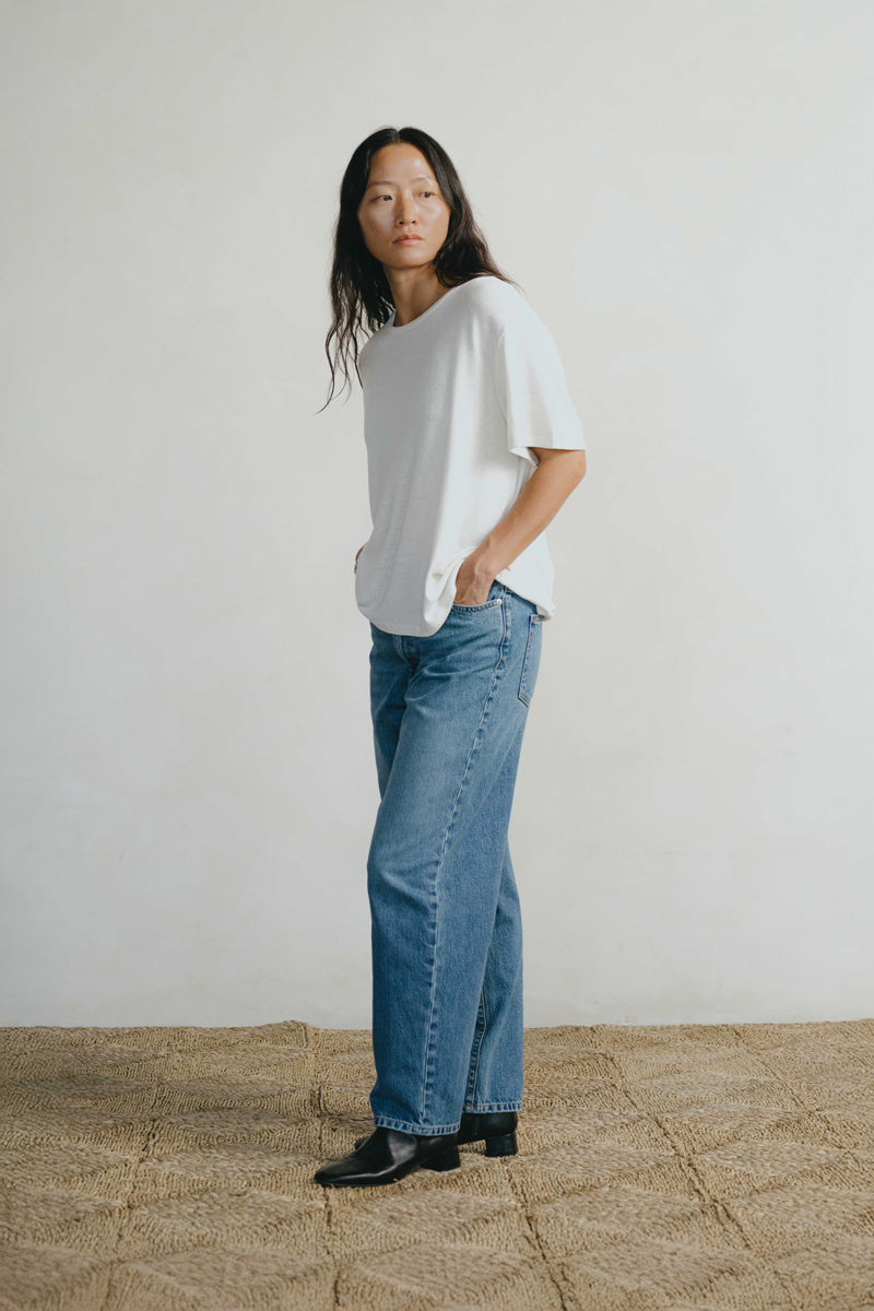 Una Jean, Tencel Denim, Worn