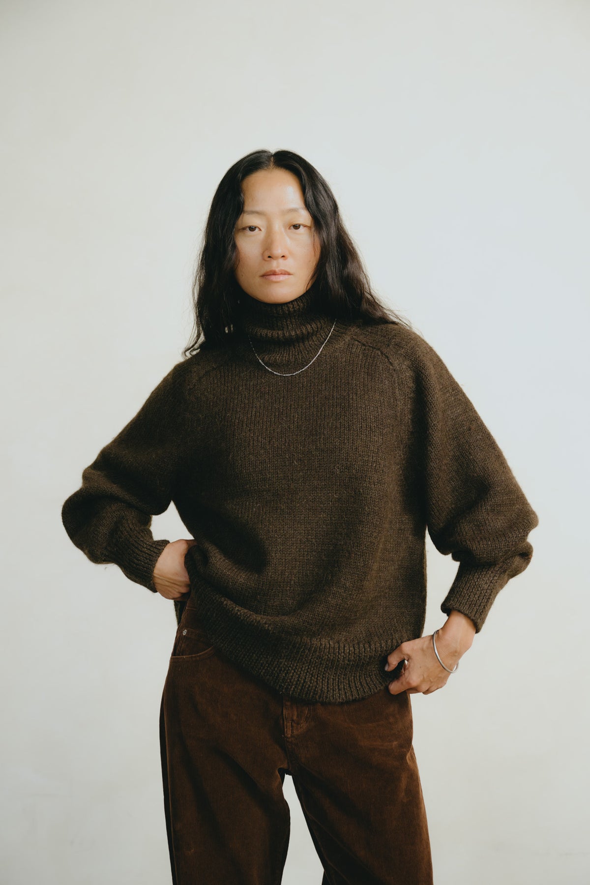 Rue Turtleneck, Alpaca Wool, Walnut