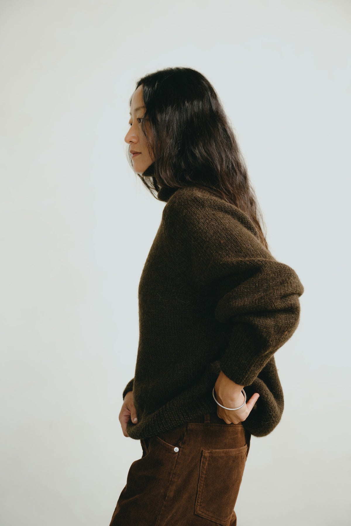 Rue Turtleneck, Alpaca Wool, Walnut
