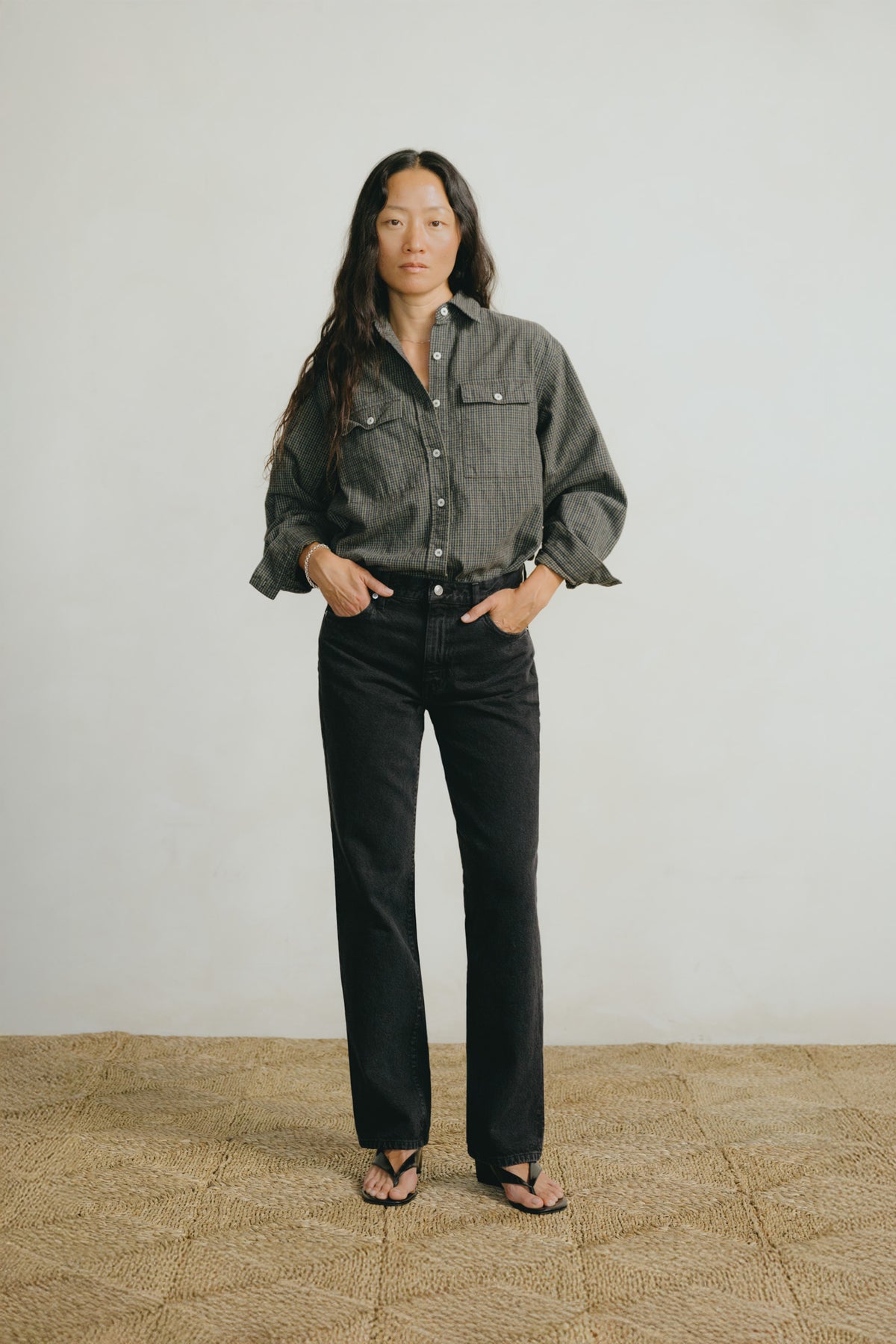 Ranch Jean, Recycled Denim, Vintage Black