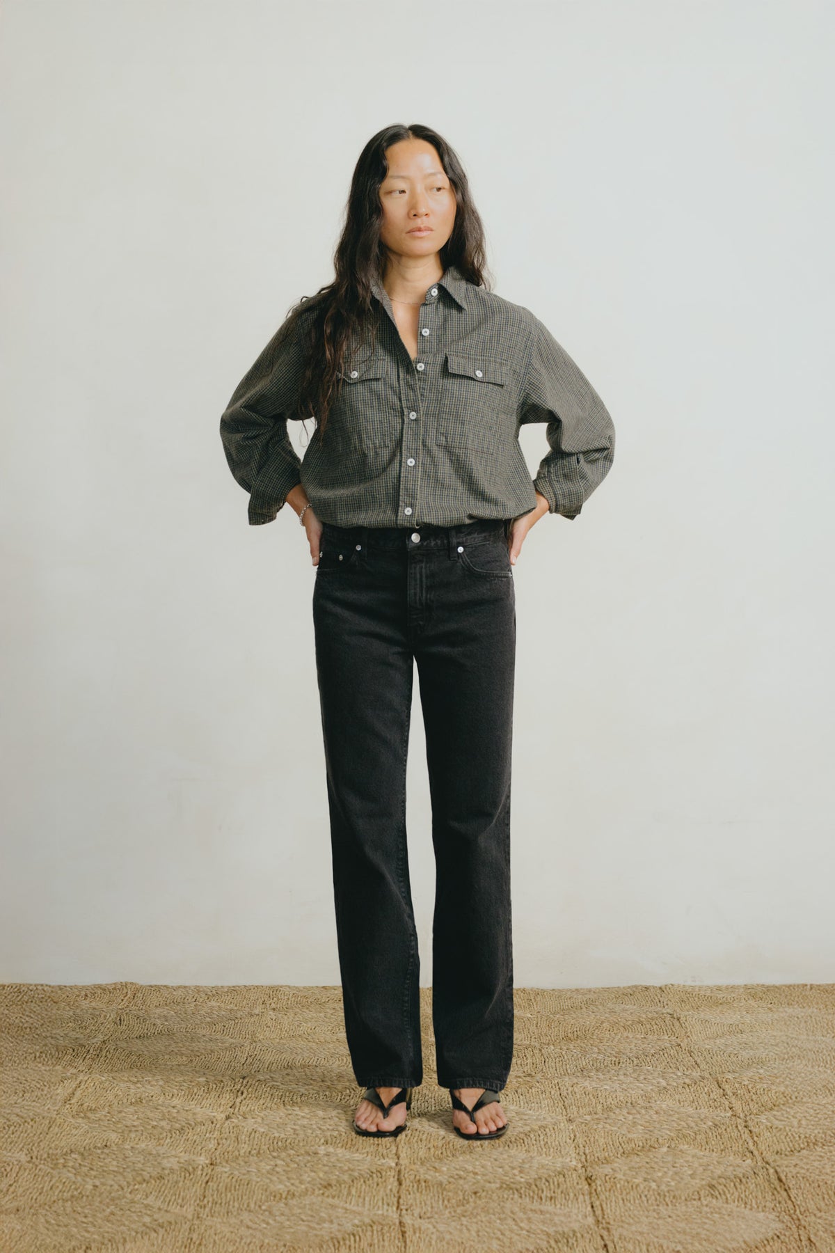 Ranch Jean, Recycled Denim, Vintage Black