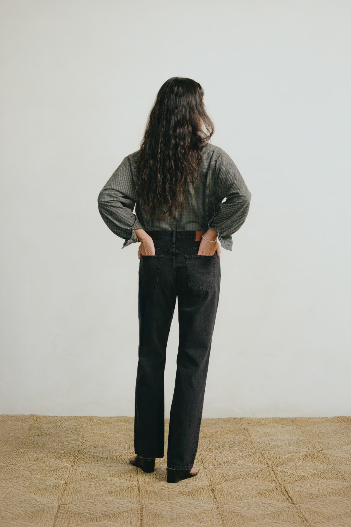 Ranch Jean, Recycled Denim, Vintage Black