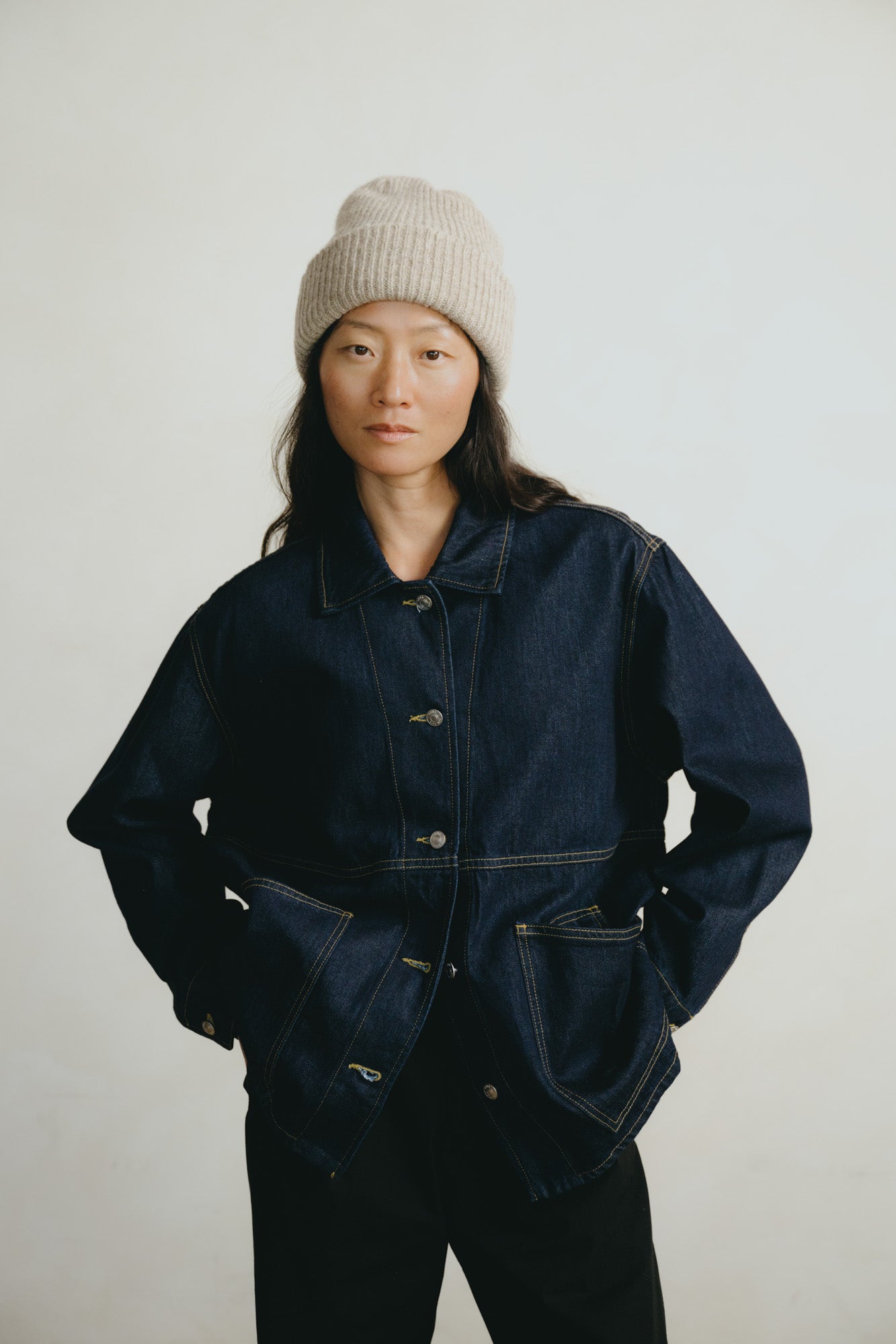 Loretta Jacket, Tencel Denim, Rinse