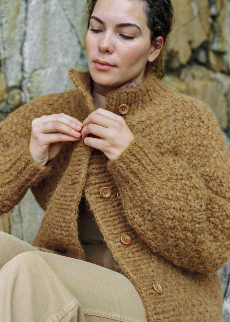 Bell Hand Knit Cardigan, Caravelli, Fox | OZMA