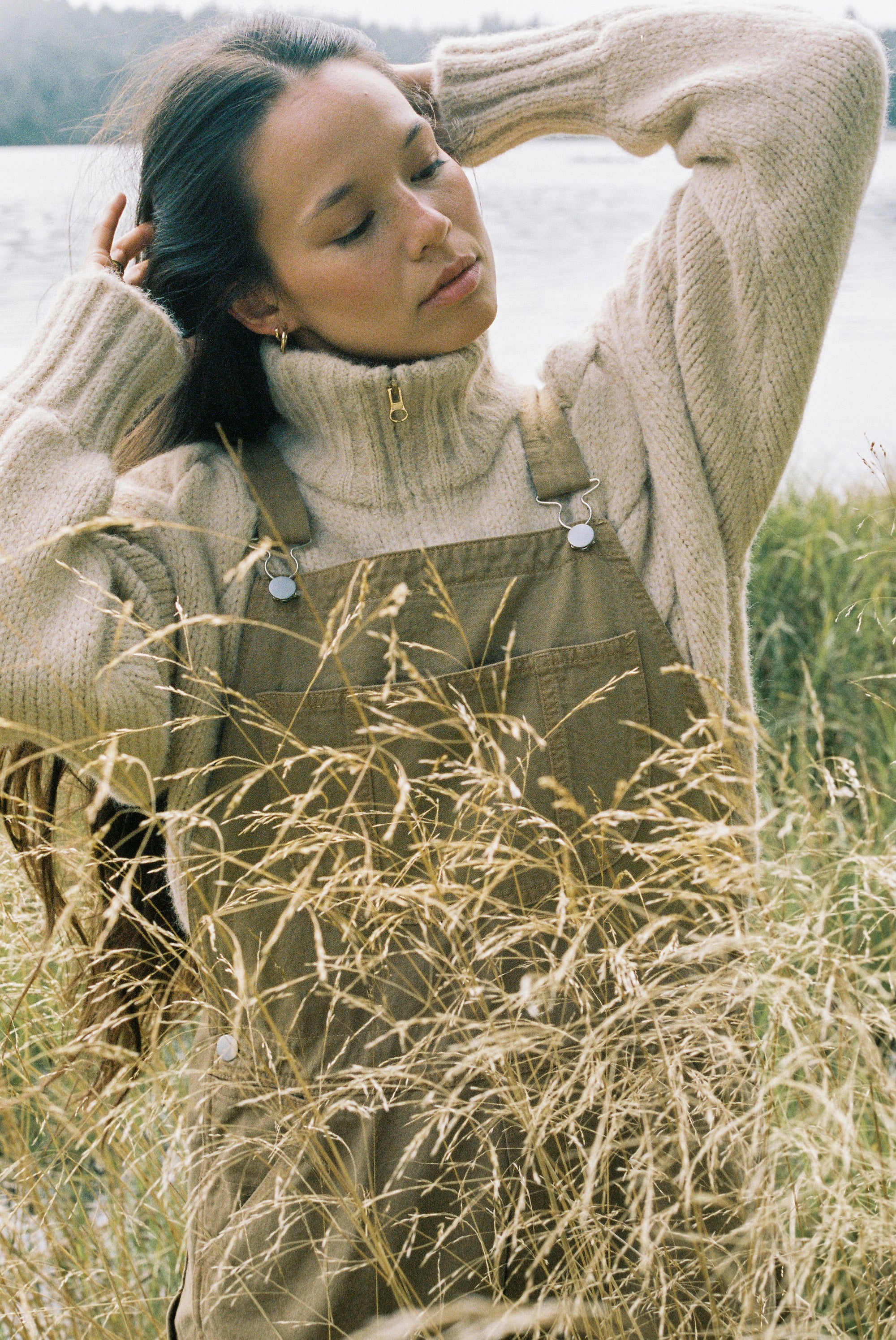 (Imperfect) Standard Overalls, Tencel Bull Denim, Khaki