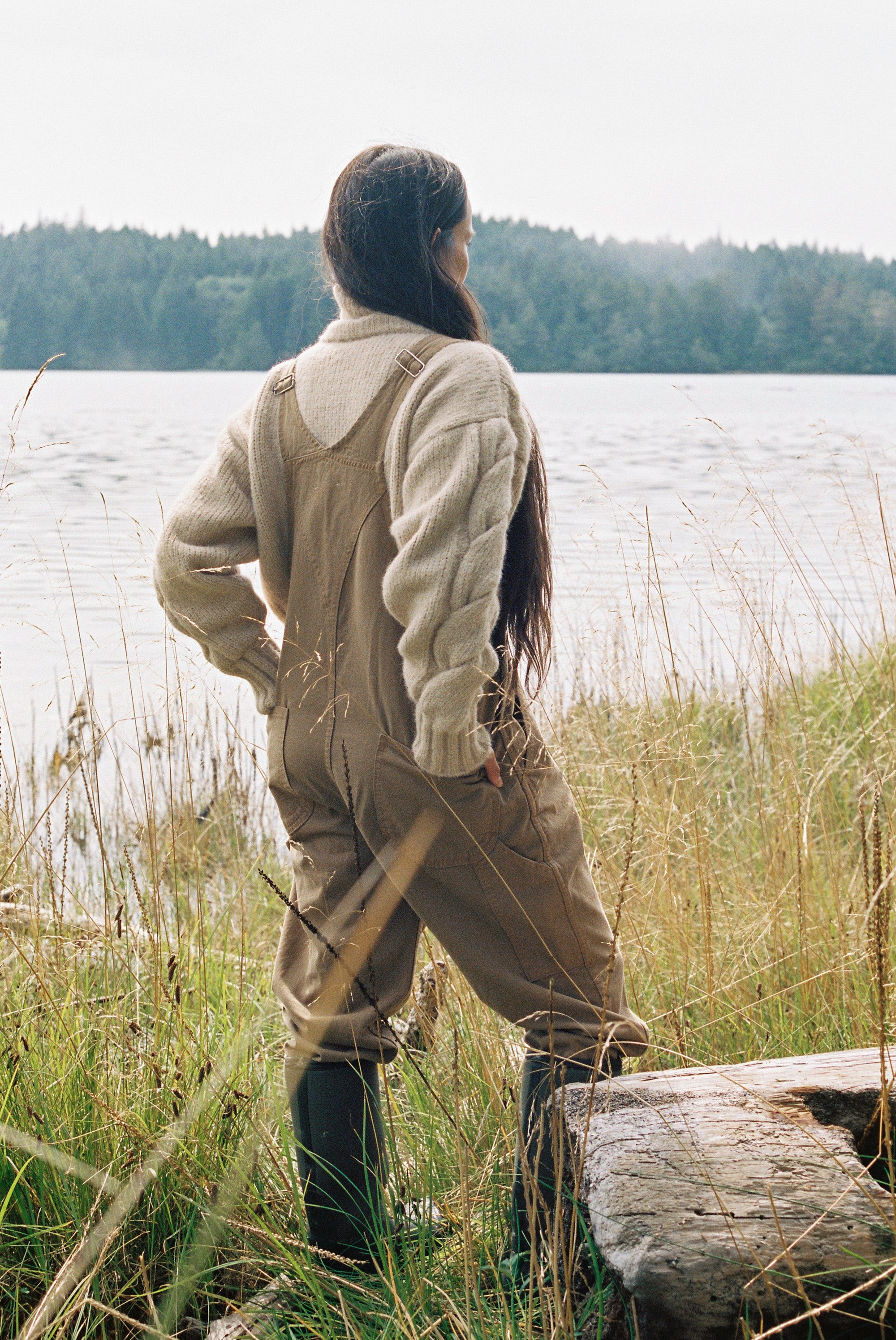 (Imperfect) Standard Overalls, Tencel Bull Denim, Khaki