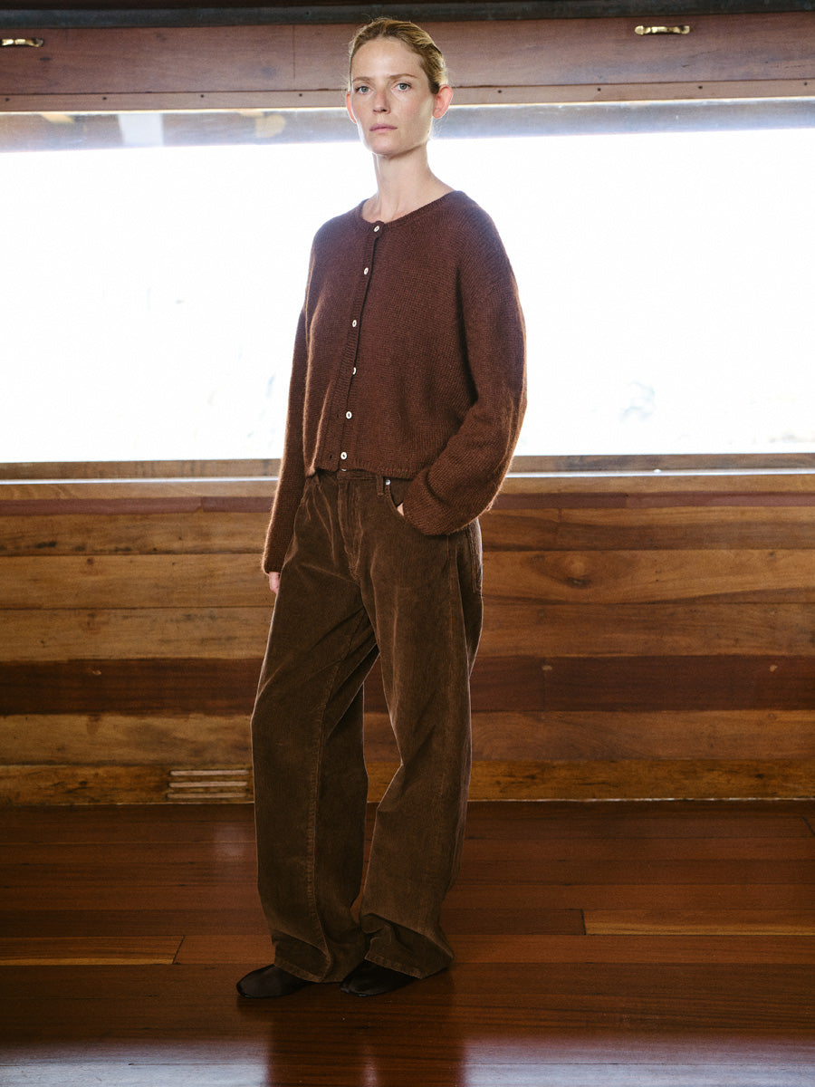 Benny Jean, Organic Corduroy, Rust