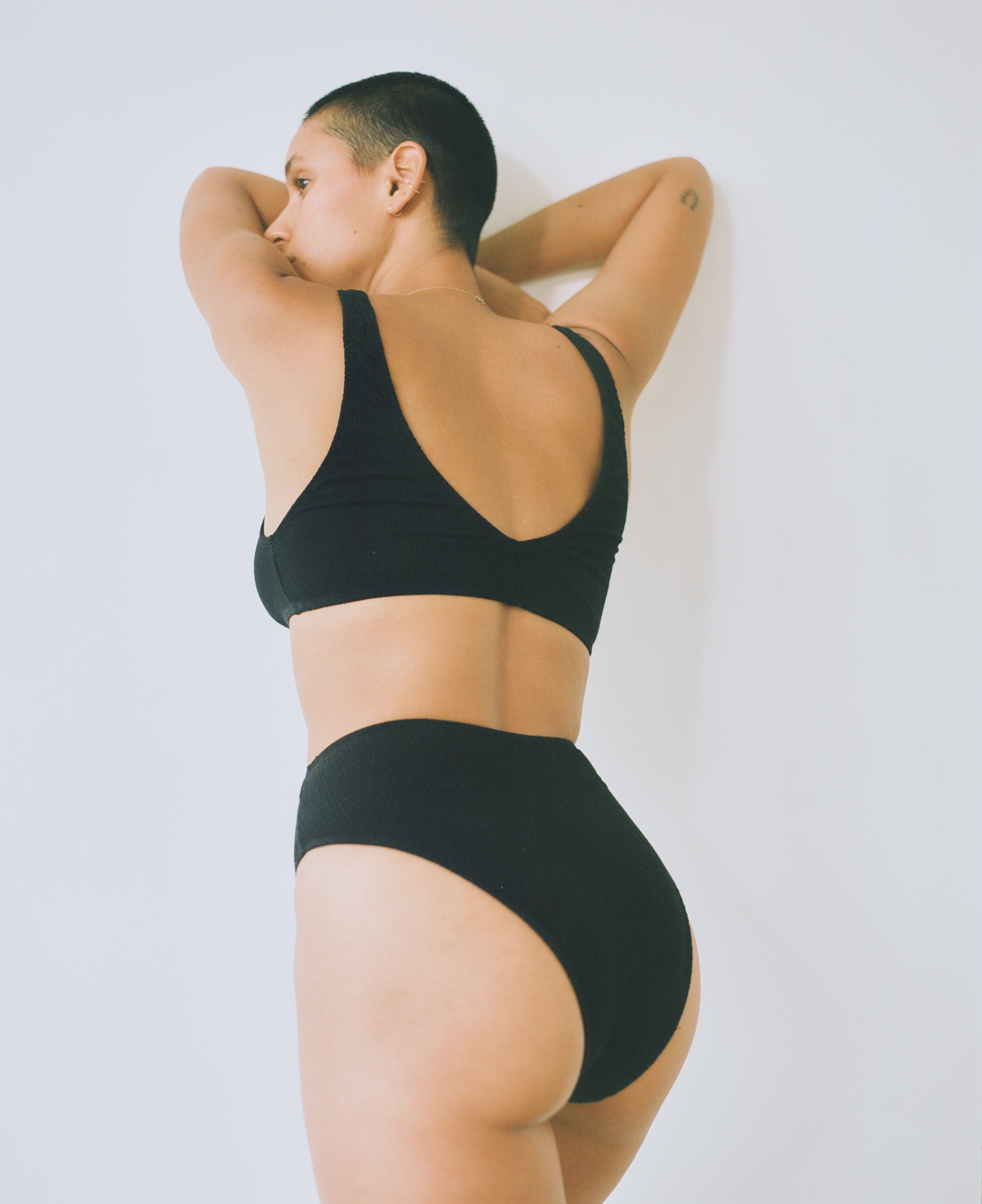 (Imperfect) Rio Panty, Tencel Rib, Black