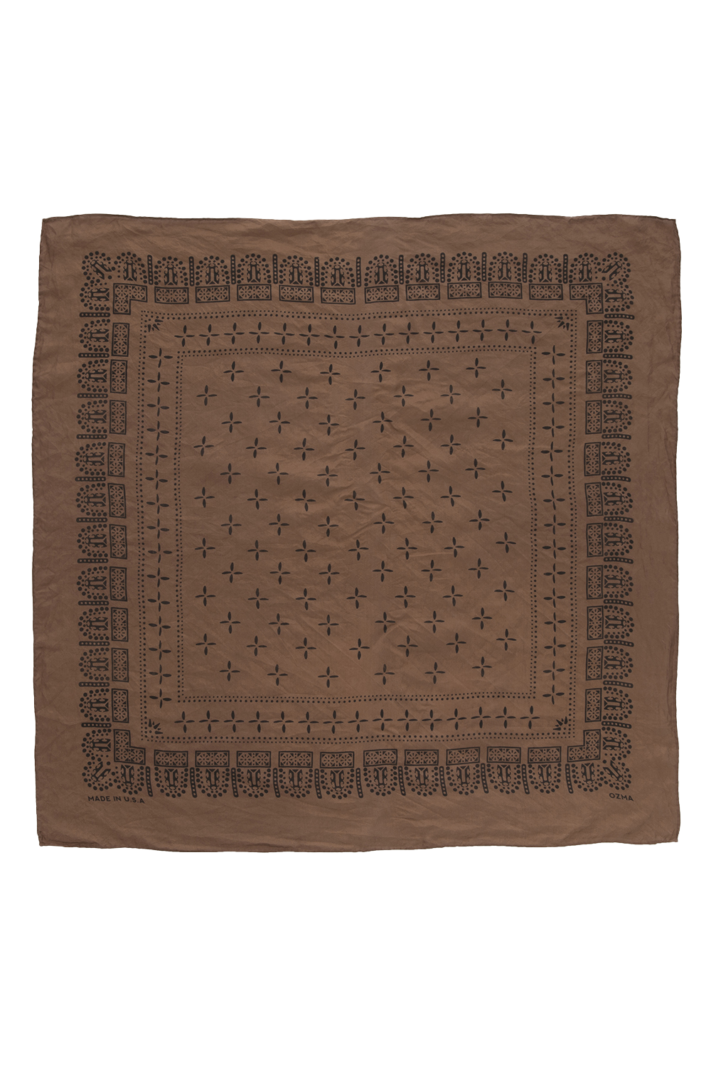 1930s Bandana, Regen Silk, Cedar | OZMA