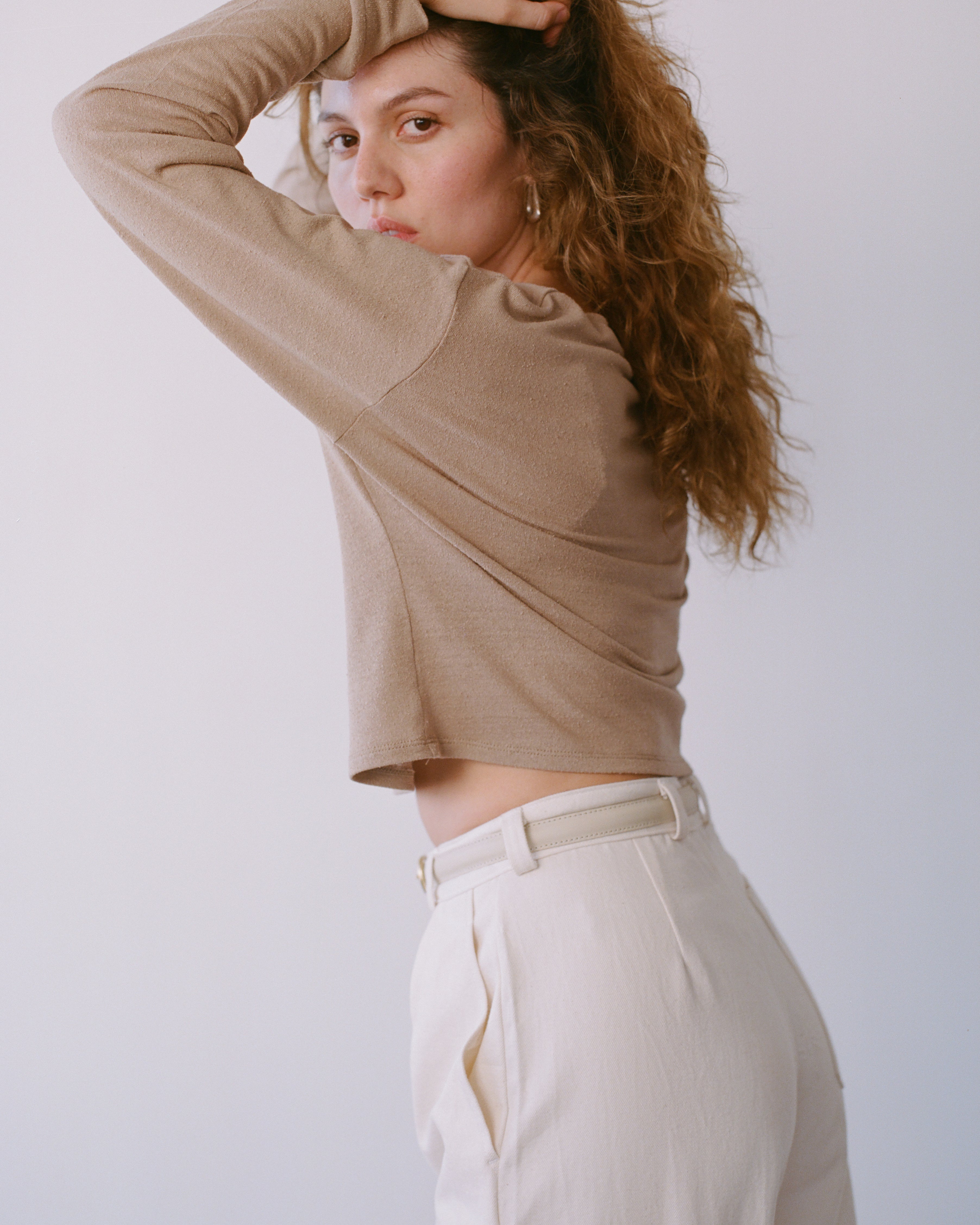 (Imperfect) Classic Belt, Leather, Bone