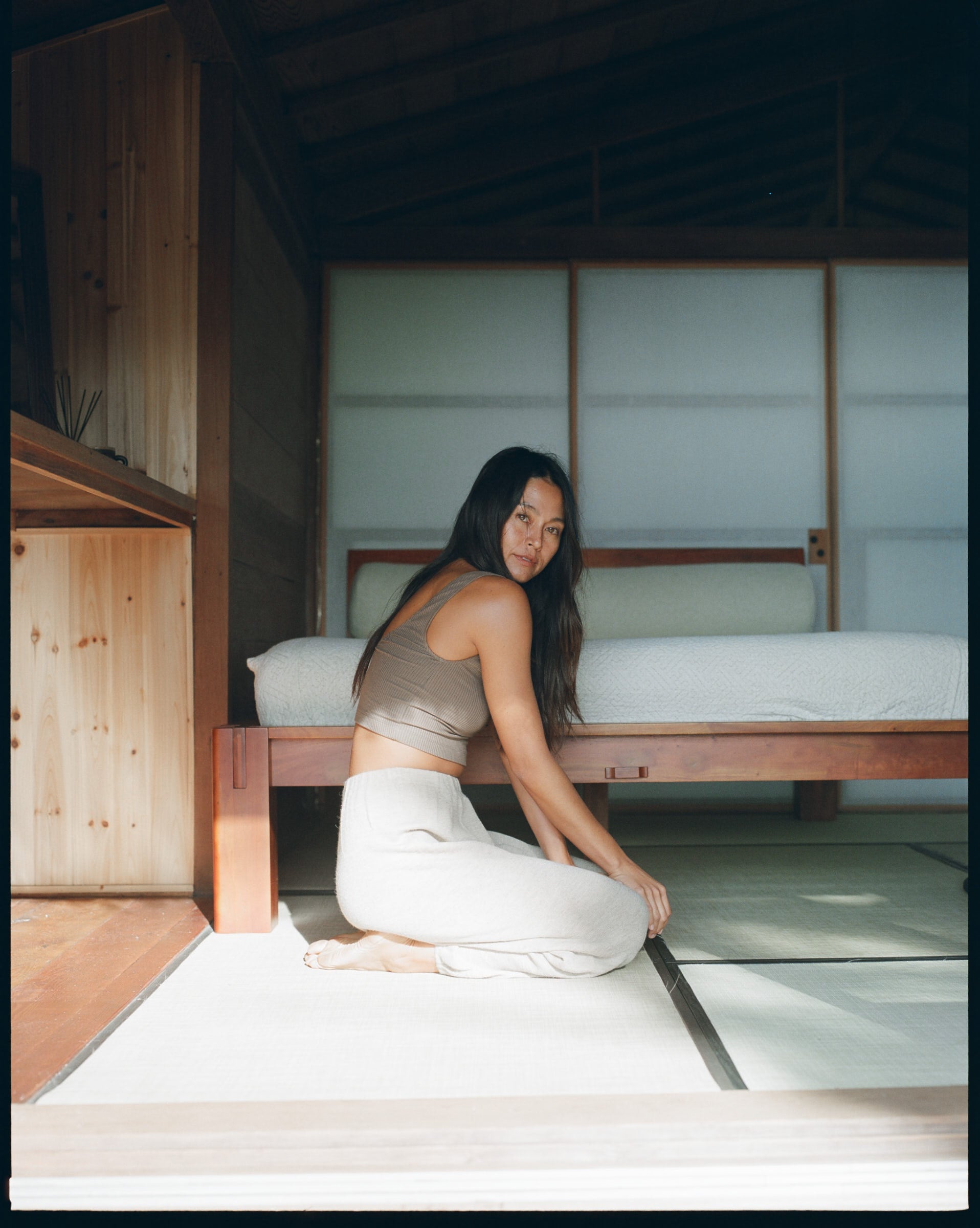 (Imperfect) Reva Tank, Tencel Rib, Cocoa