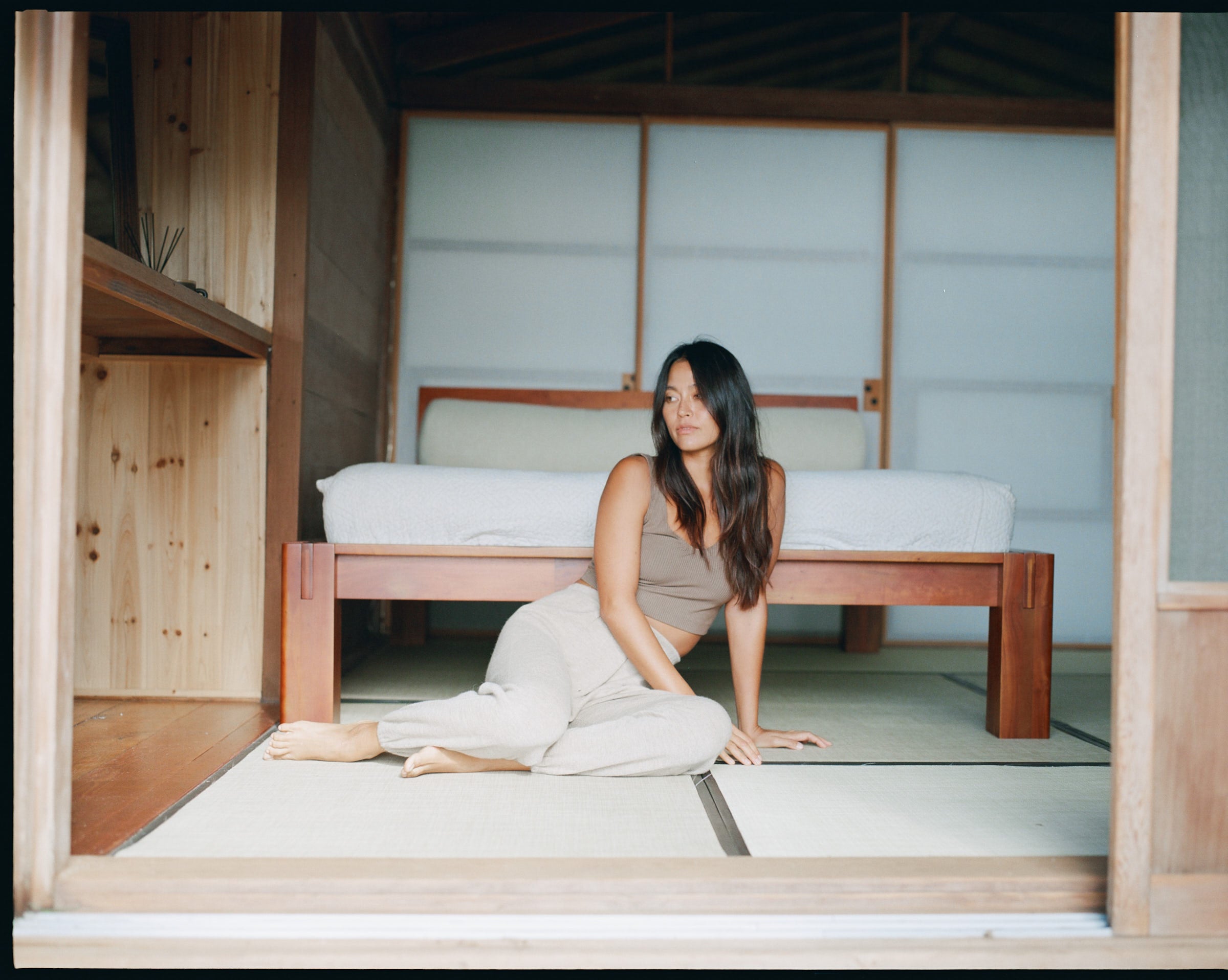 (Imperfect) Reva Tank, Tencel Rib, Cocoa